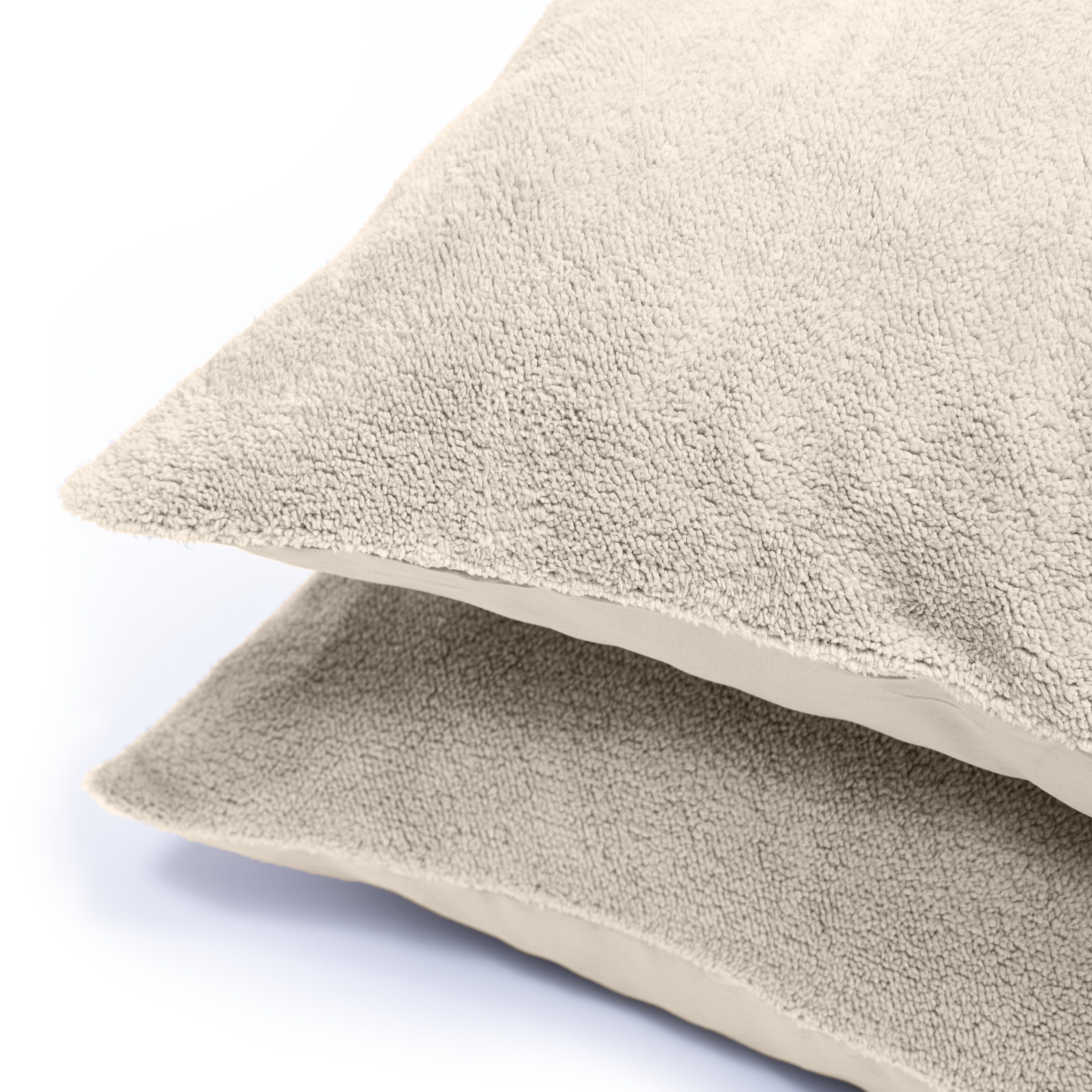 NordDream Teddy tyynyliinat 60x70 cm 2-pack kerma lämpimät