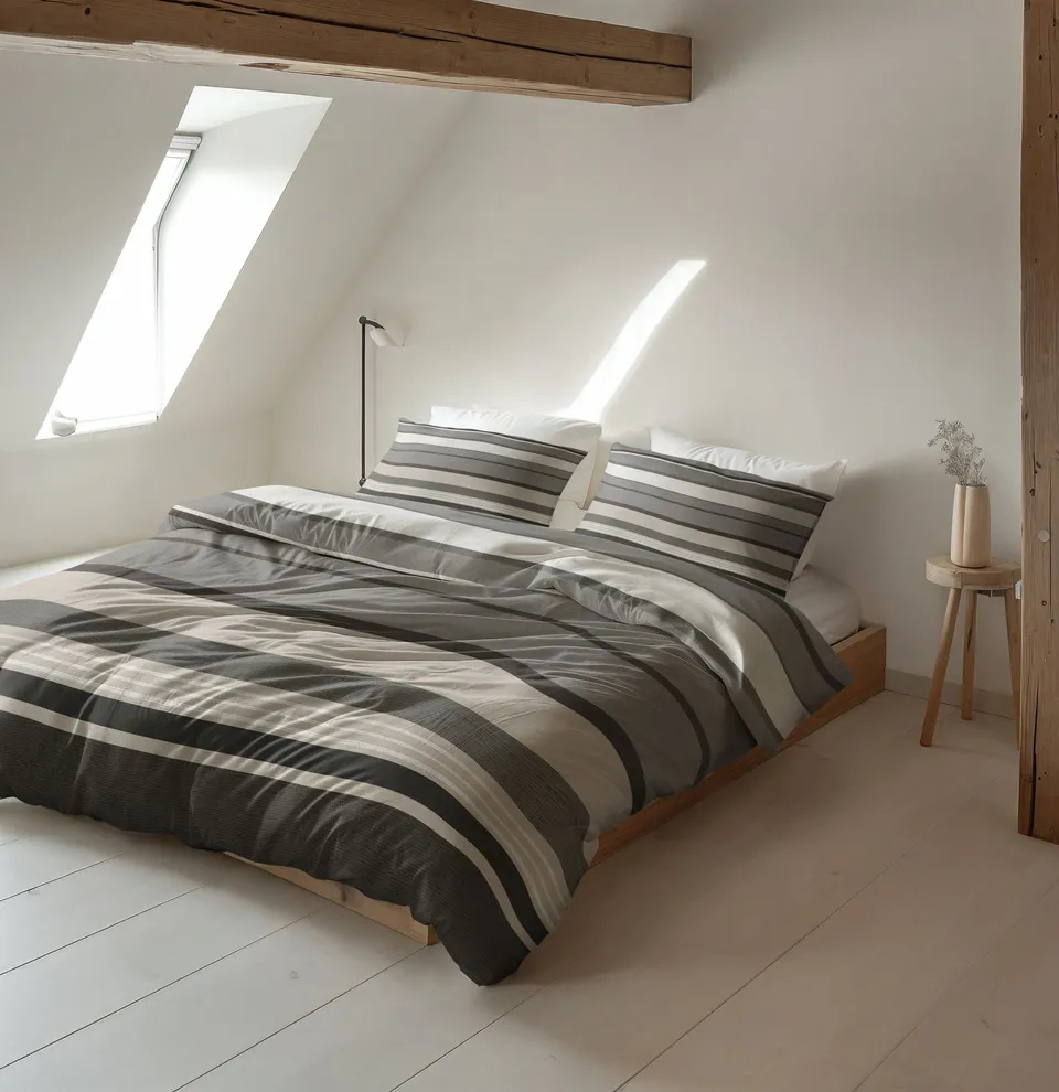 NordDream Flanel Zuma pussilakanasetti taupe 200x200/220 lämmin