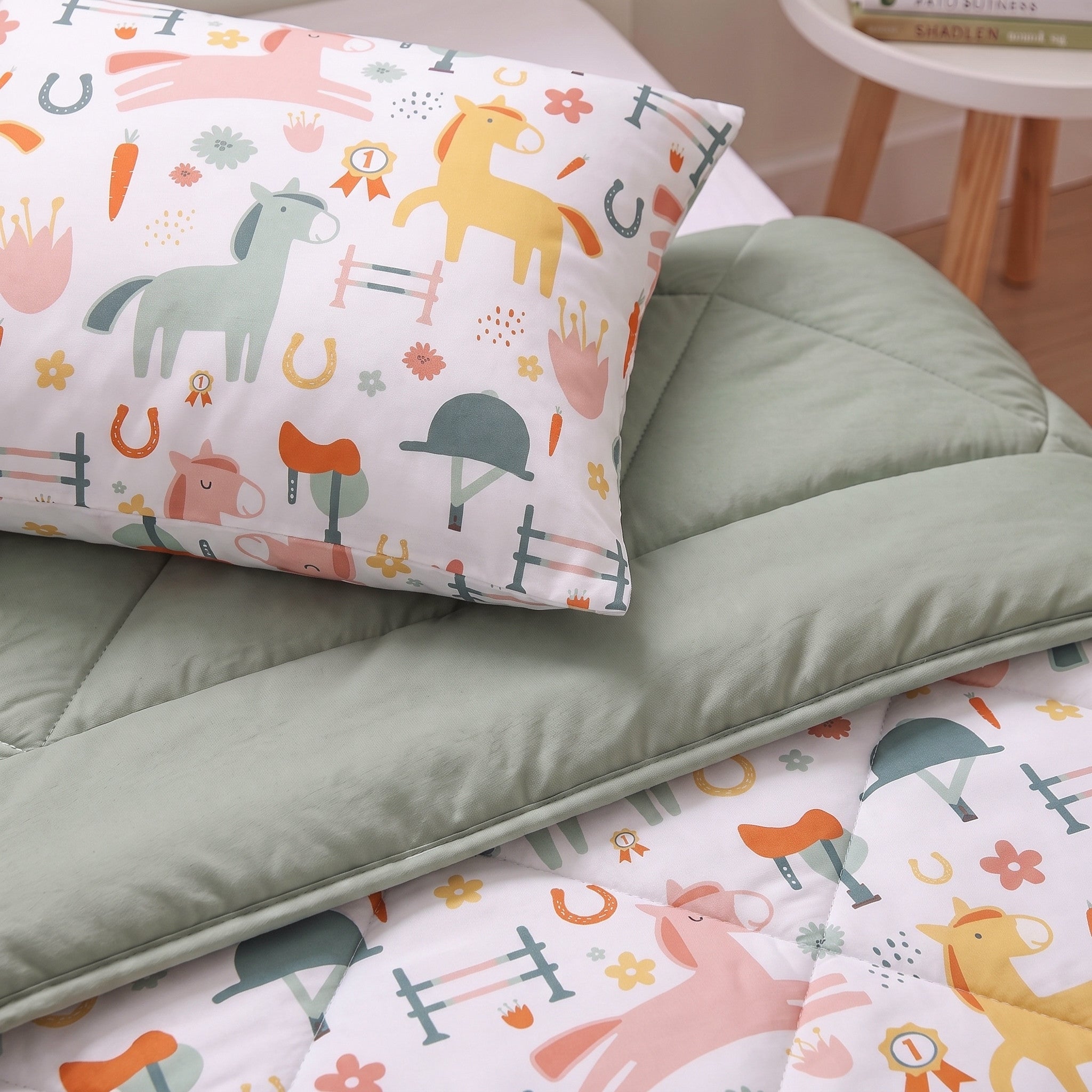 NordDream Kids lastenpeitto 140x200 hevoset pestävä