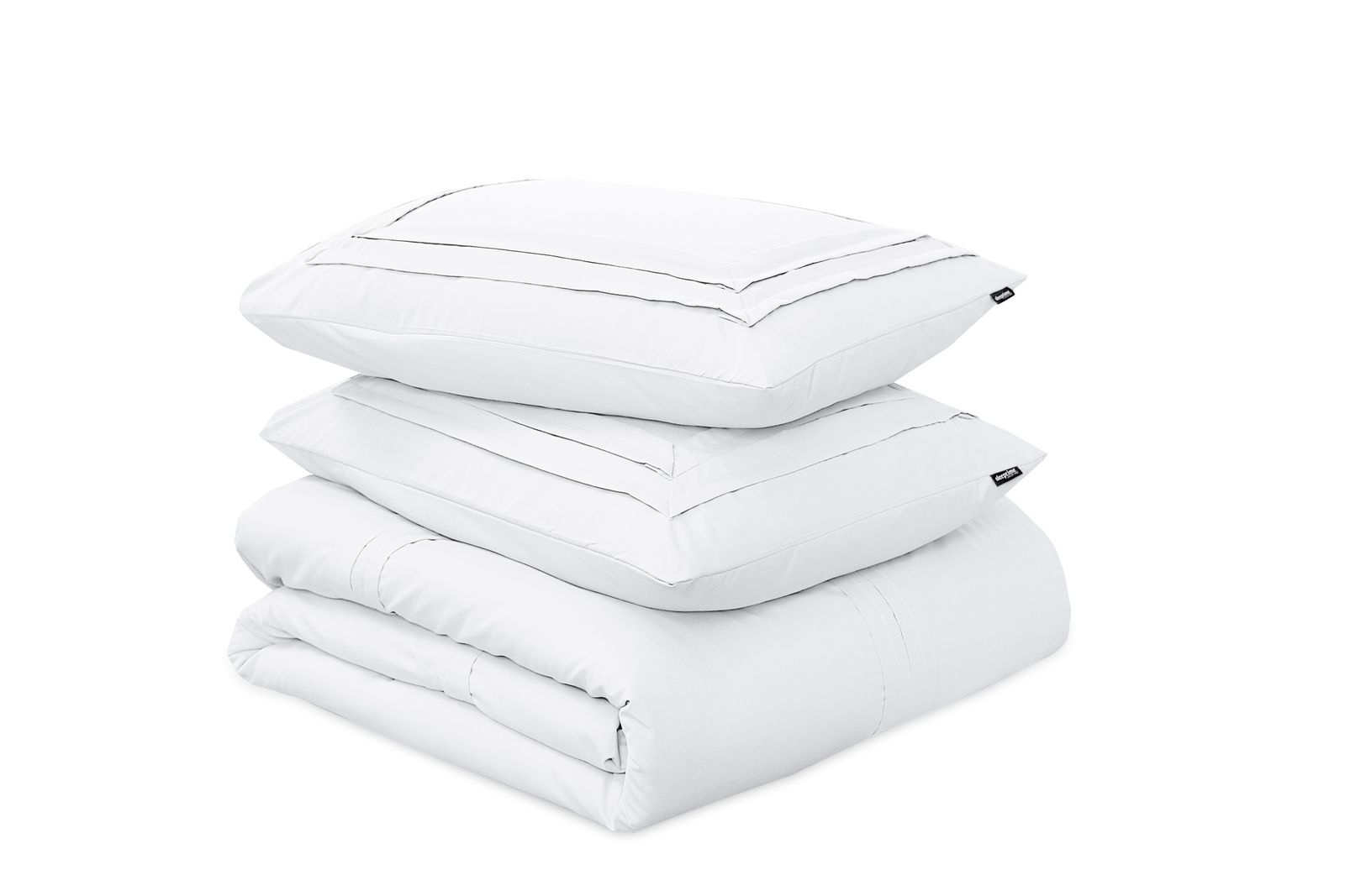 NordDream Fresh Tailored pussilakana 200x200 valkoinen tikattu