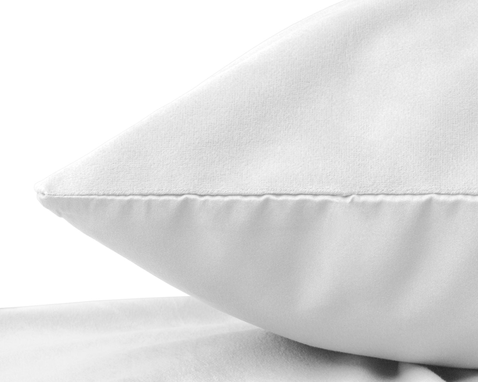NordDream Velvet tyynyliina valkoinen 60x70 2-pack sametti