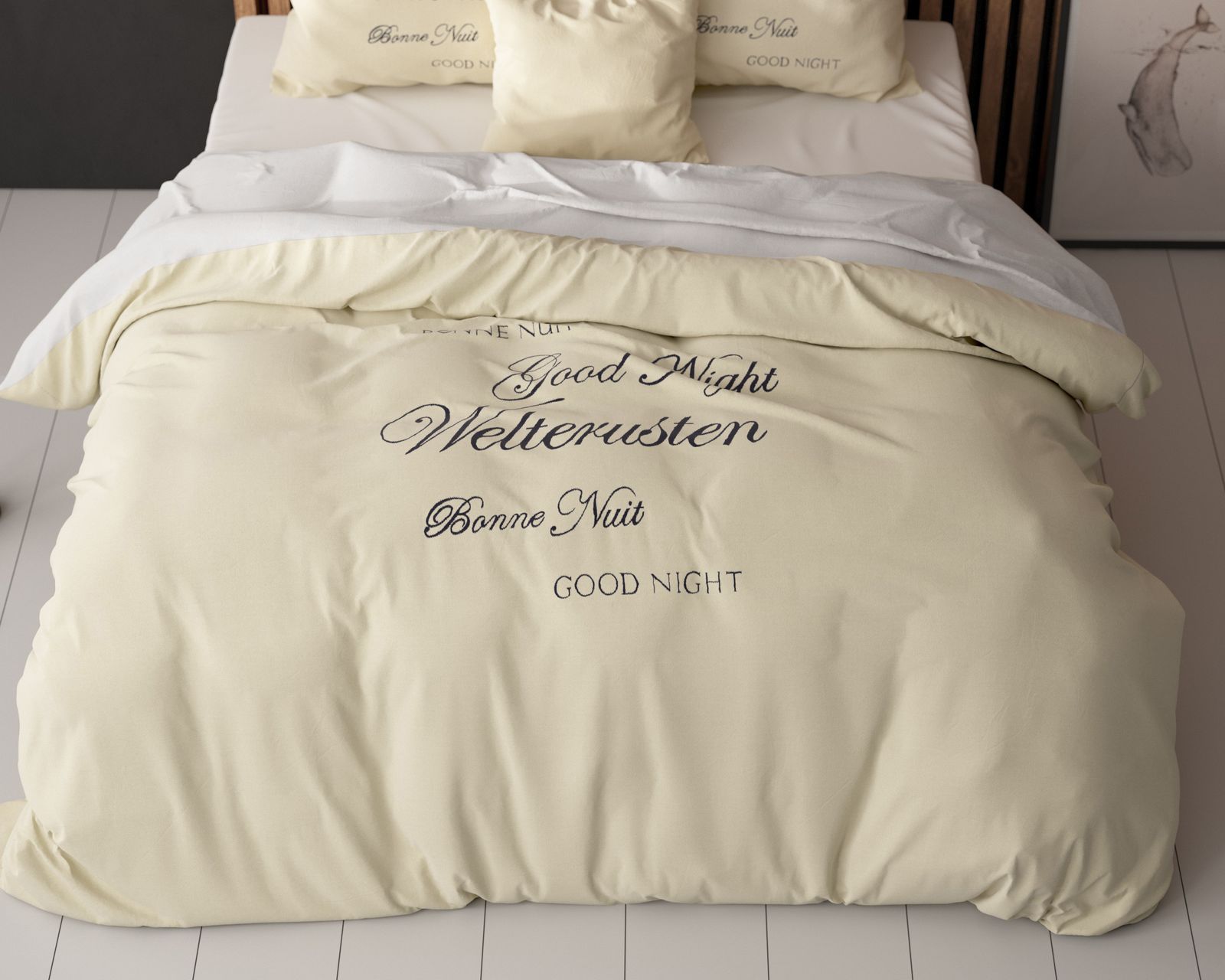 NordDream Essentials Welterusten pussilakana cream 140x200