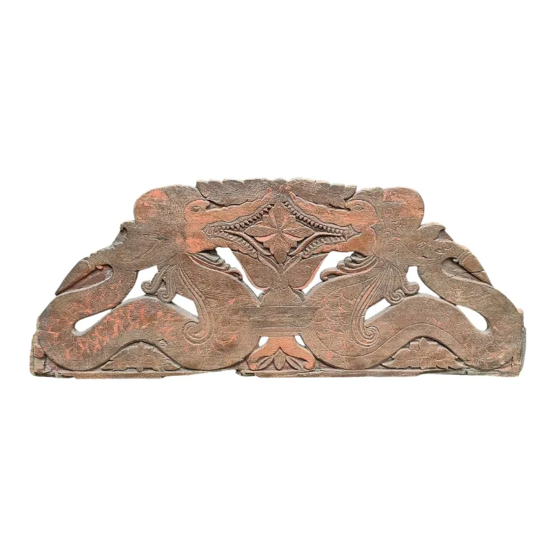 Sasus Vintage puukoriste tiikkipuuta 58,5x24 cm