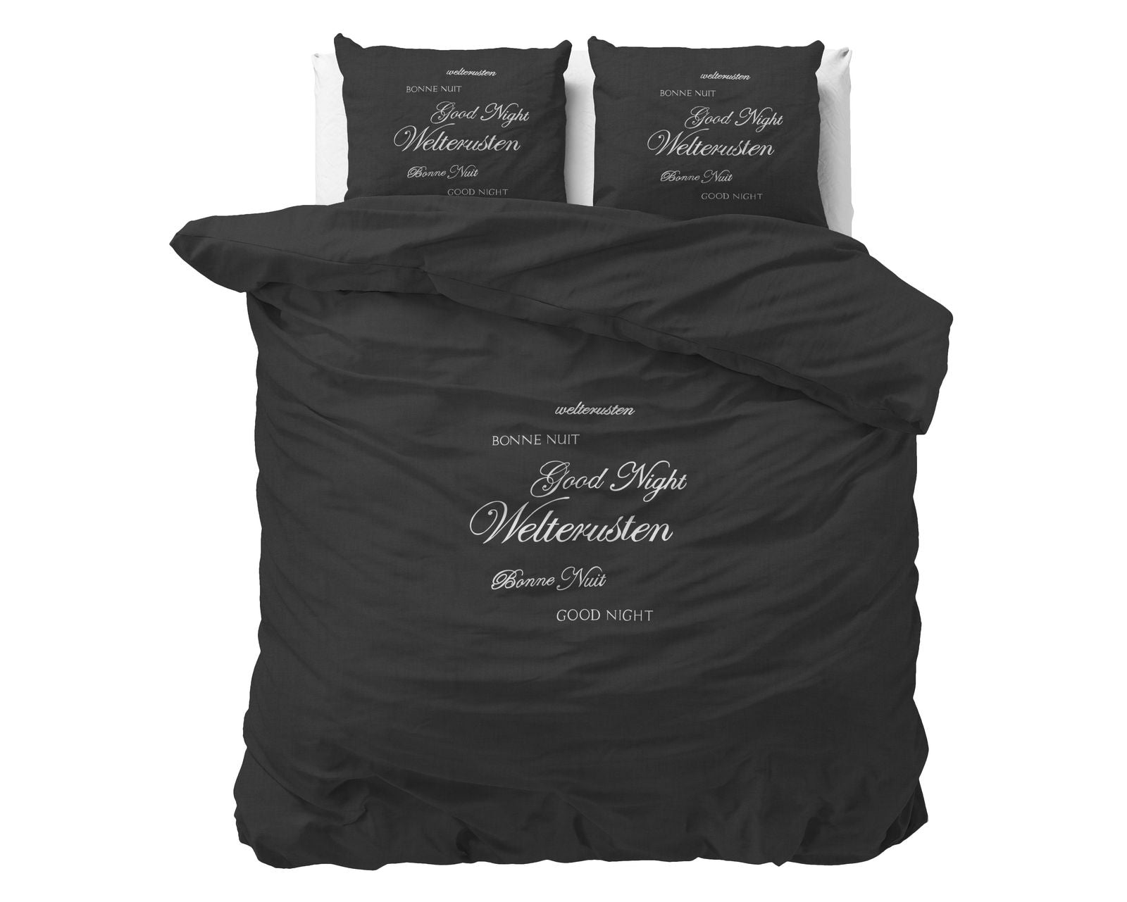 NordSleeps NordDream Essentials Welterusten pussilakana musta 200x200/220