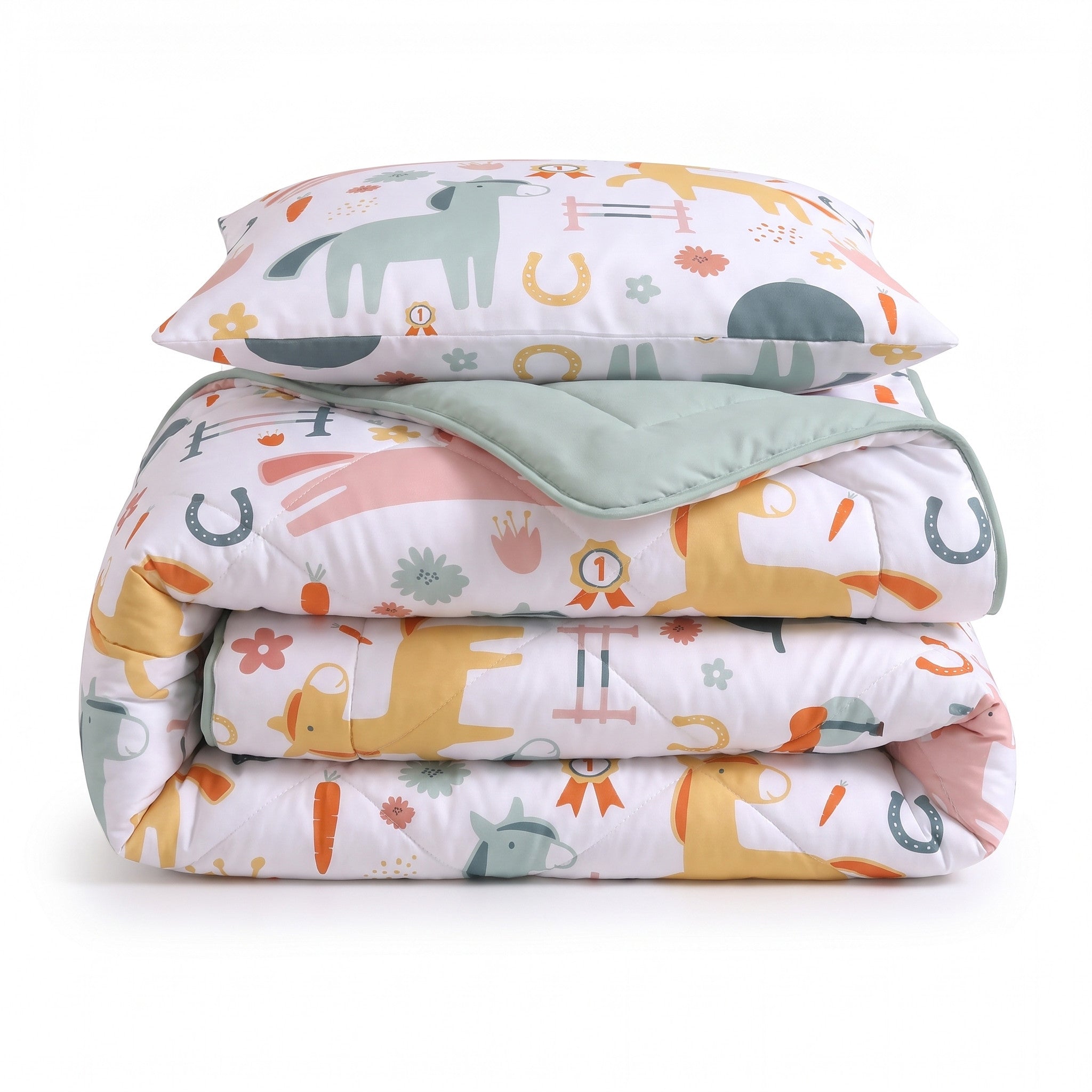 NordDream Kids lastenpeitto 140x200 hevoset pestävä