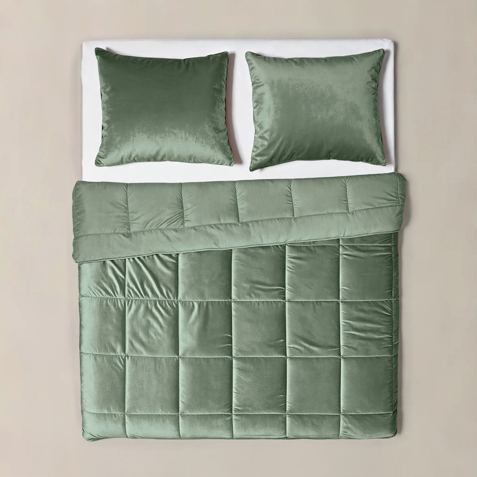 NordDream Lazy Velvet peitto vihreä ilman pussia