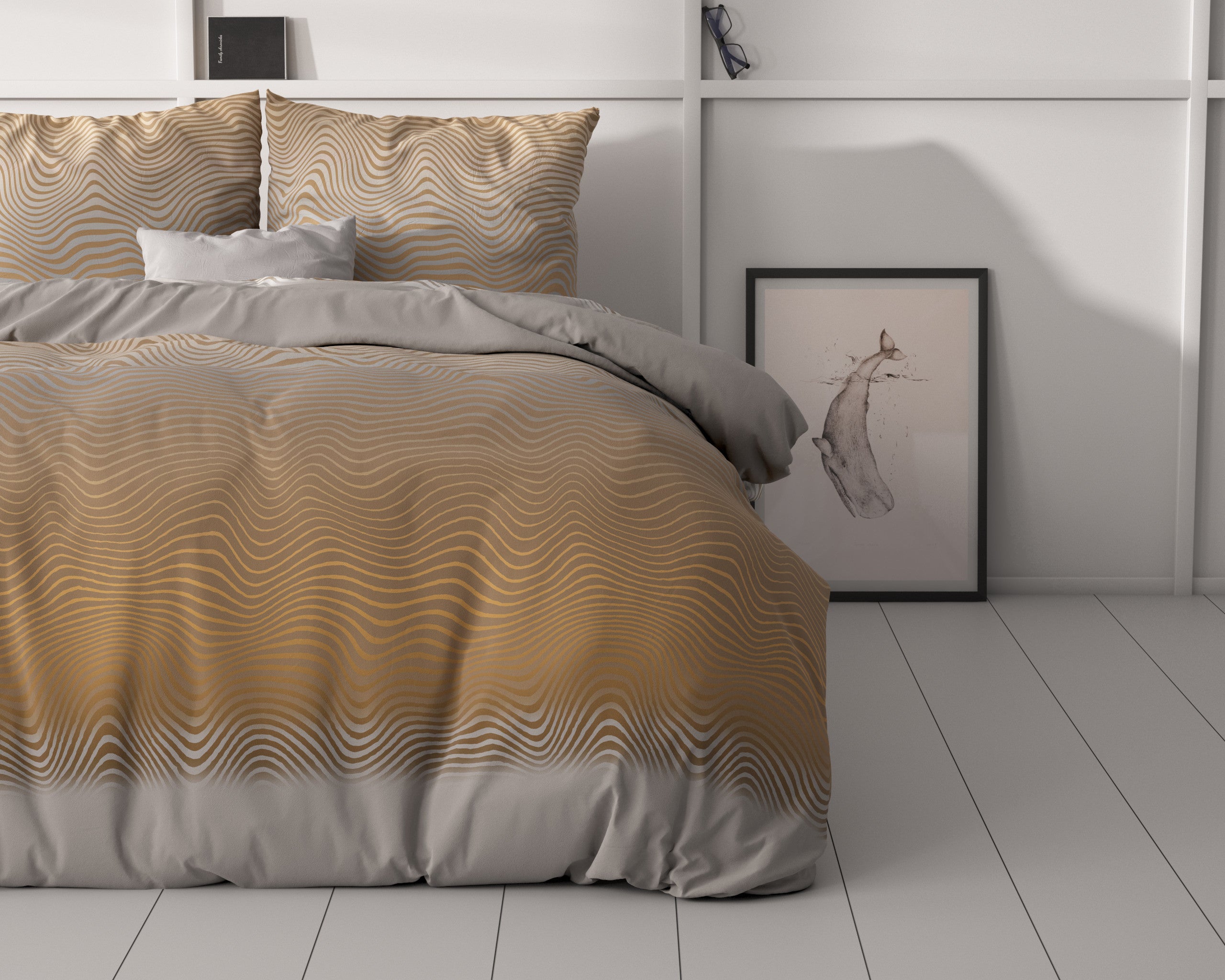 NordDream Classy Boyd pussilakanasetti 240x220 oranssi