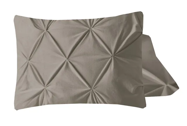 NordDream Velvet Pintuck tyynyliina 60x70 hiekka 2kpl
