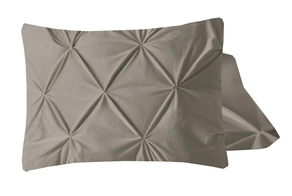 NordDream Velvet Pintuck tyynyliina 60x70 hiekka 2kpl