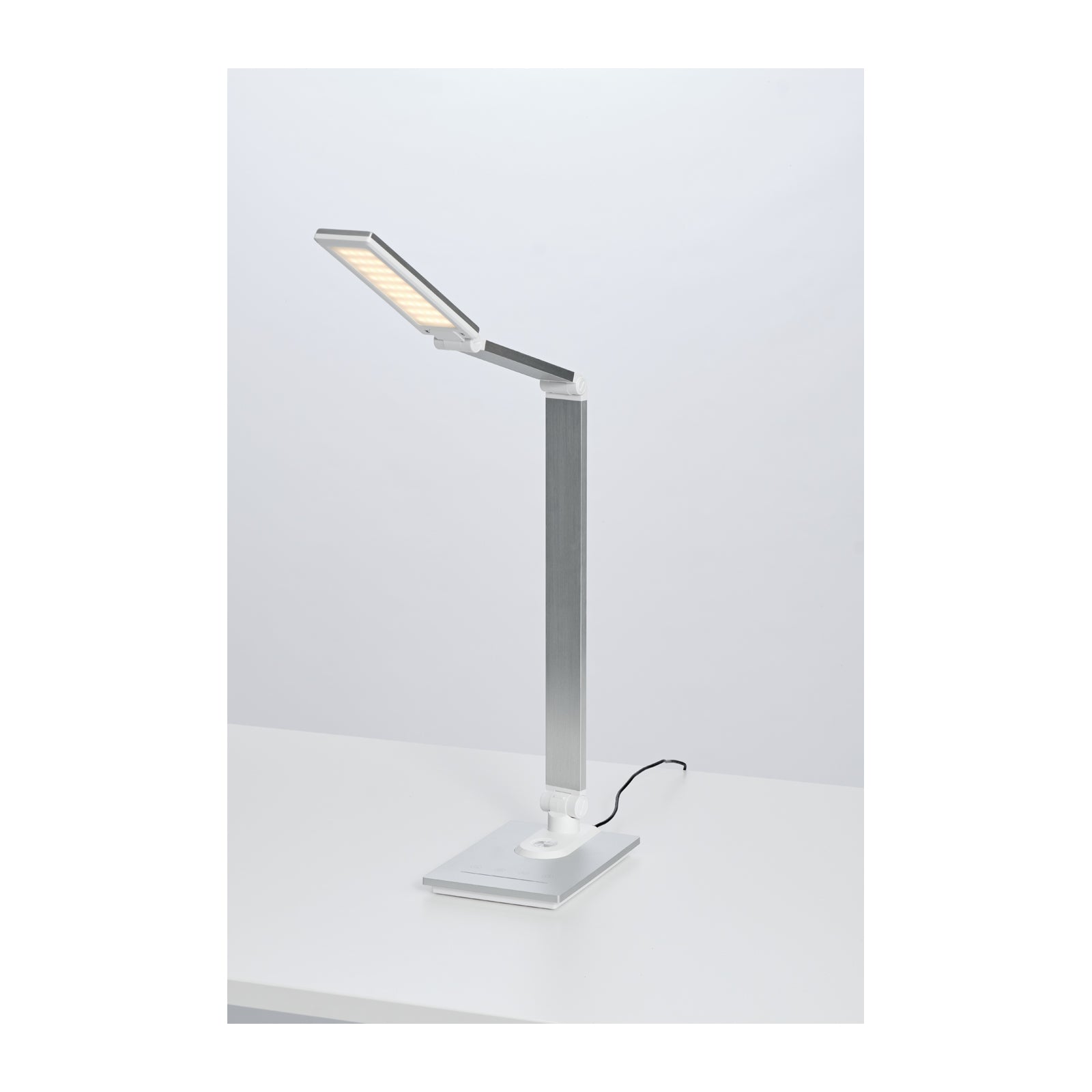 Stoo LED valaisin hopea-valkoinen USB-portilla