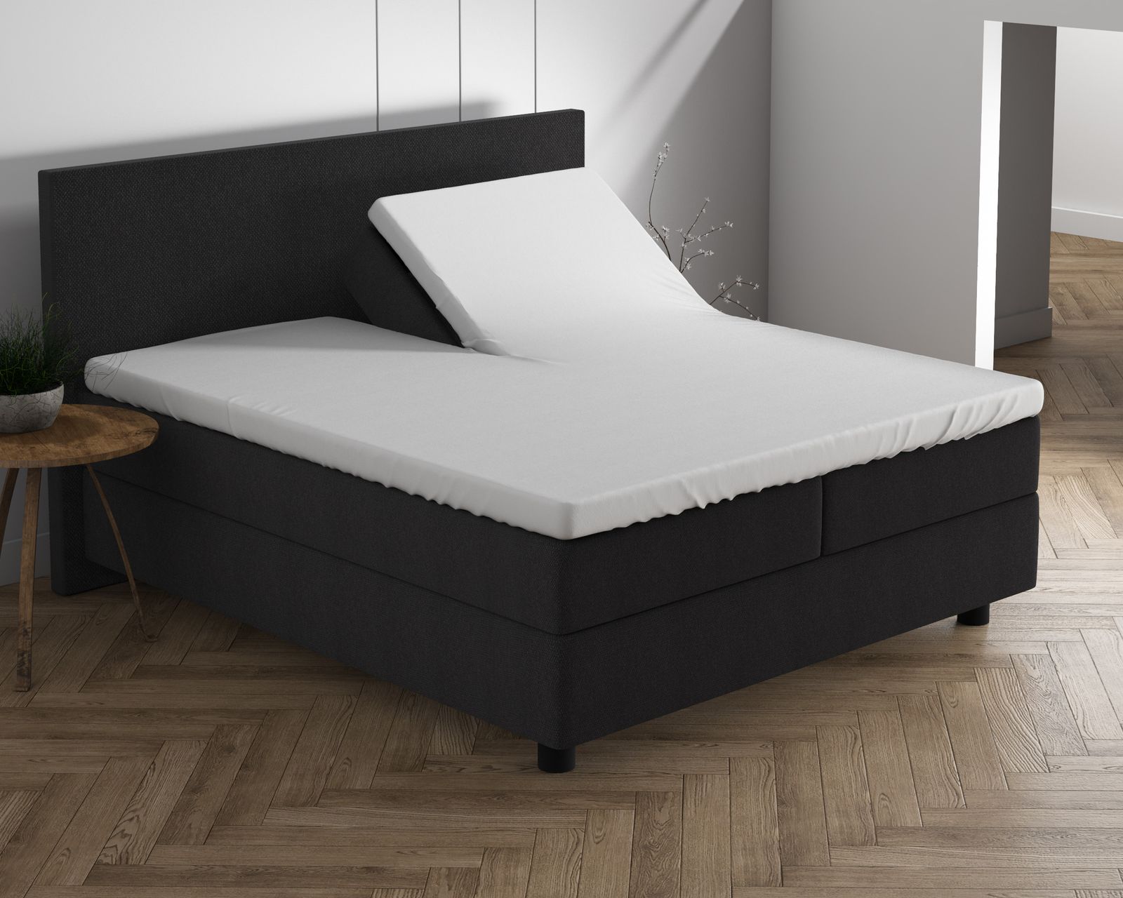 NordDream Jersey Dubbel 220 aluslakana 180x200 valkoinen puuvilla