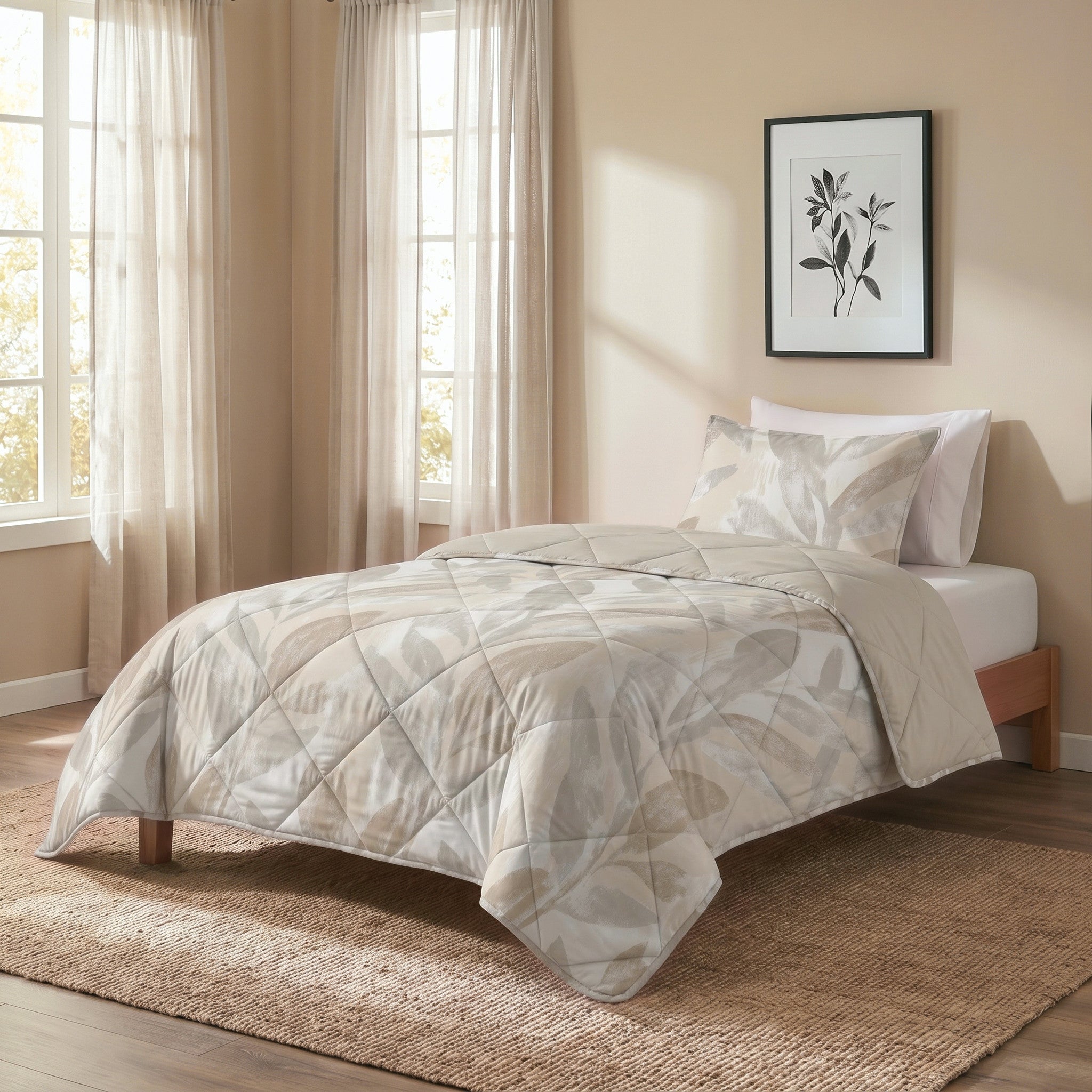 NordDream Lazy Gacho peitto taupe 200x220 cm