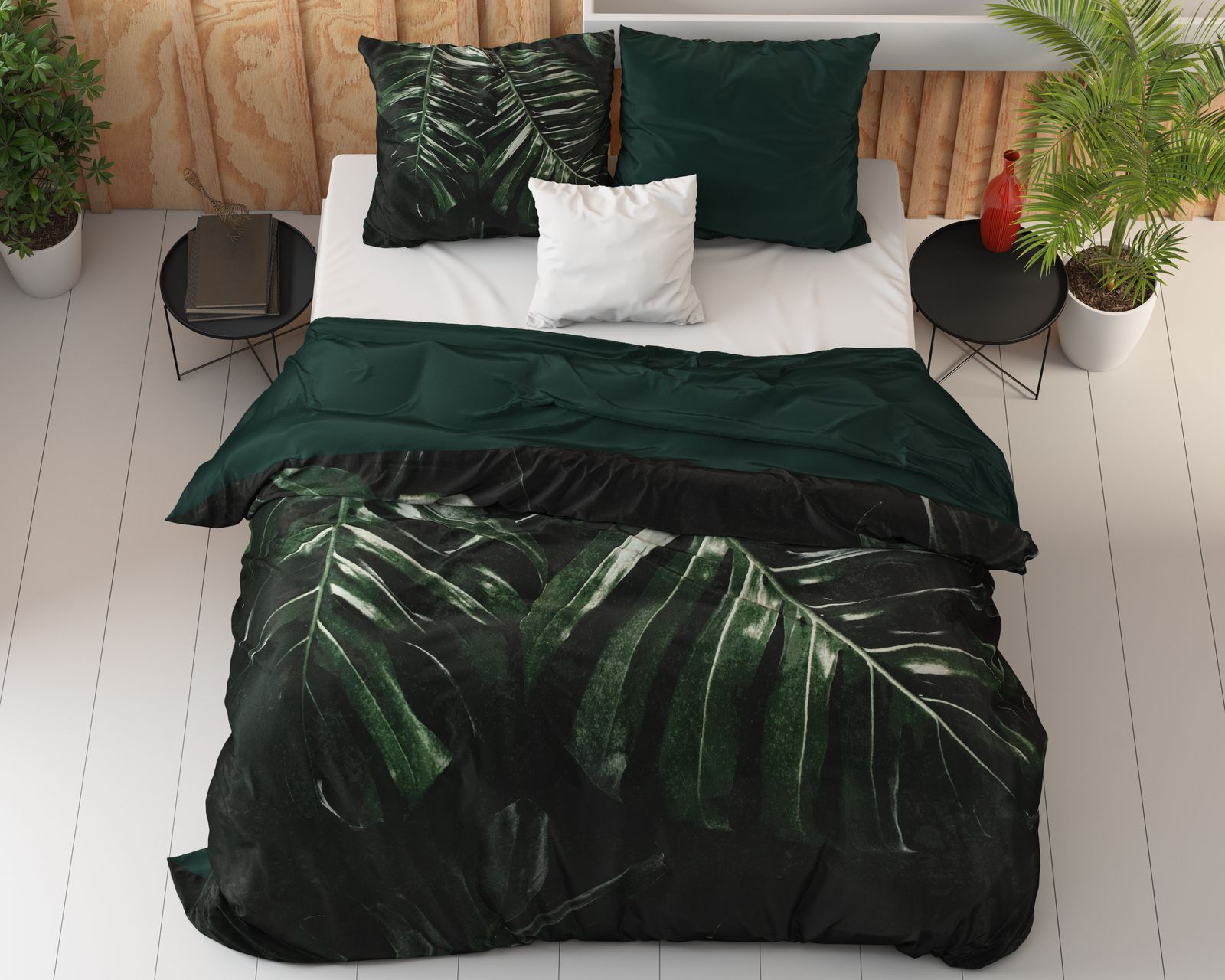 NordDream Botanical Walker pussilakanasetti vihreä 240x220 cm