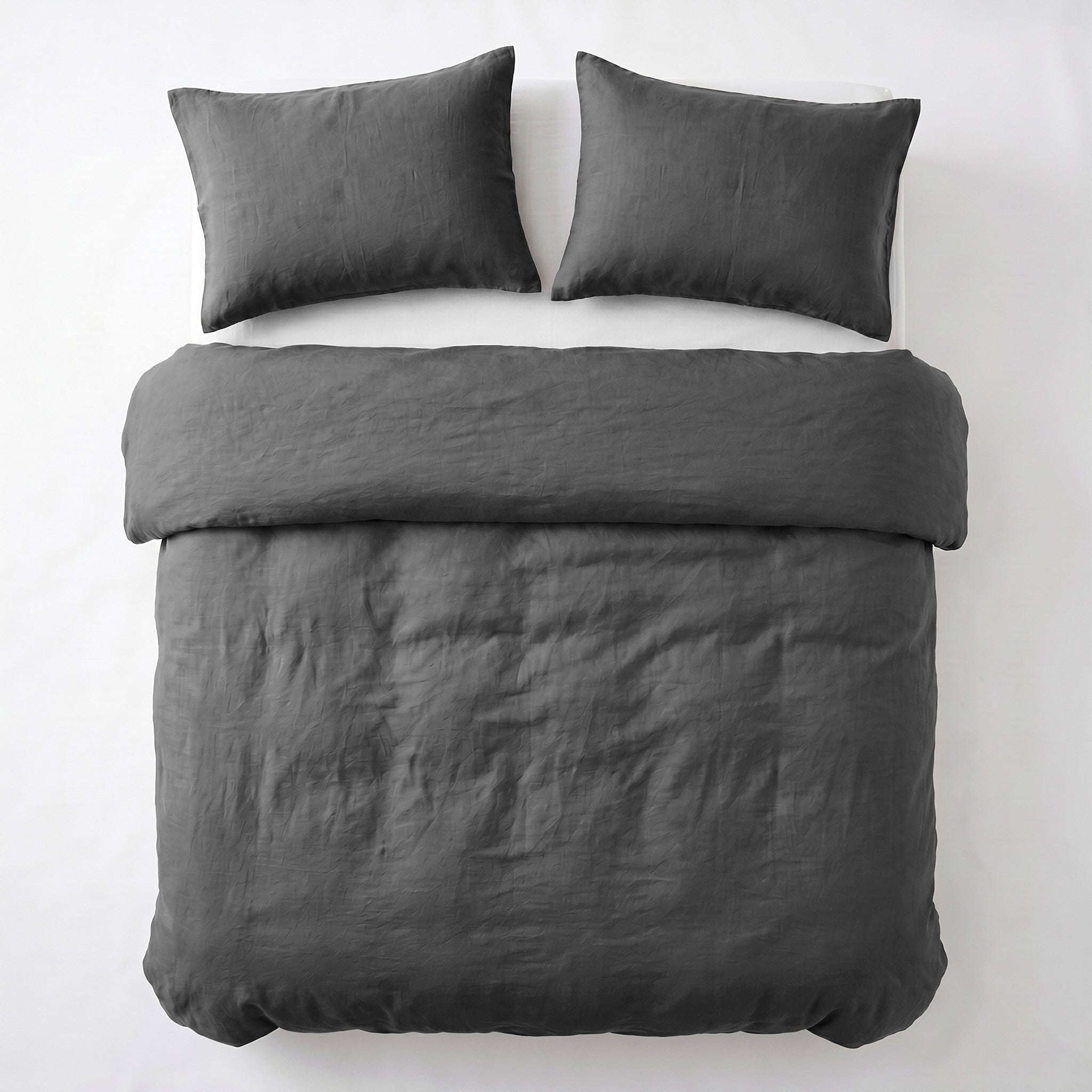NordDream Stone Washed pussilakana 240x200/220 antrasiitti