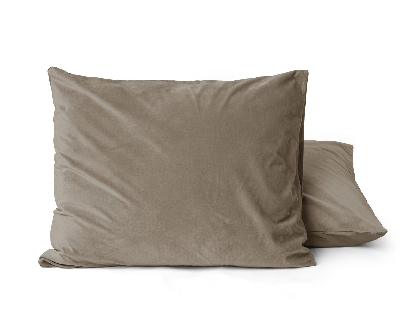 NordSleeps NordDream Velvet tyynyliinat 60x70 taupe 2-pack