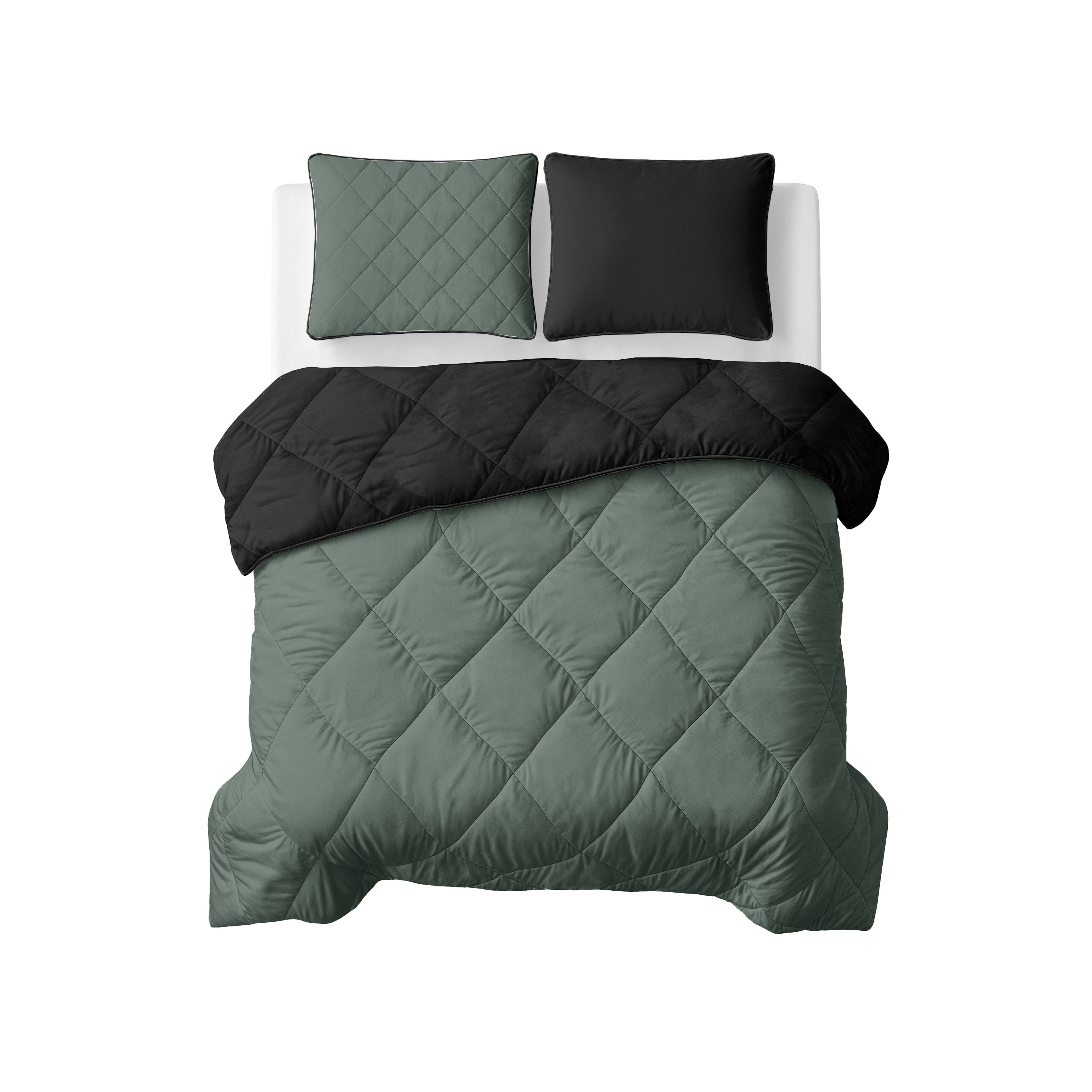 NordDream Lazy pussiton peitto vihreä 140x200 kevyt