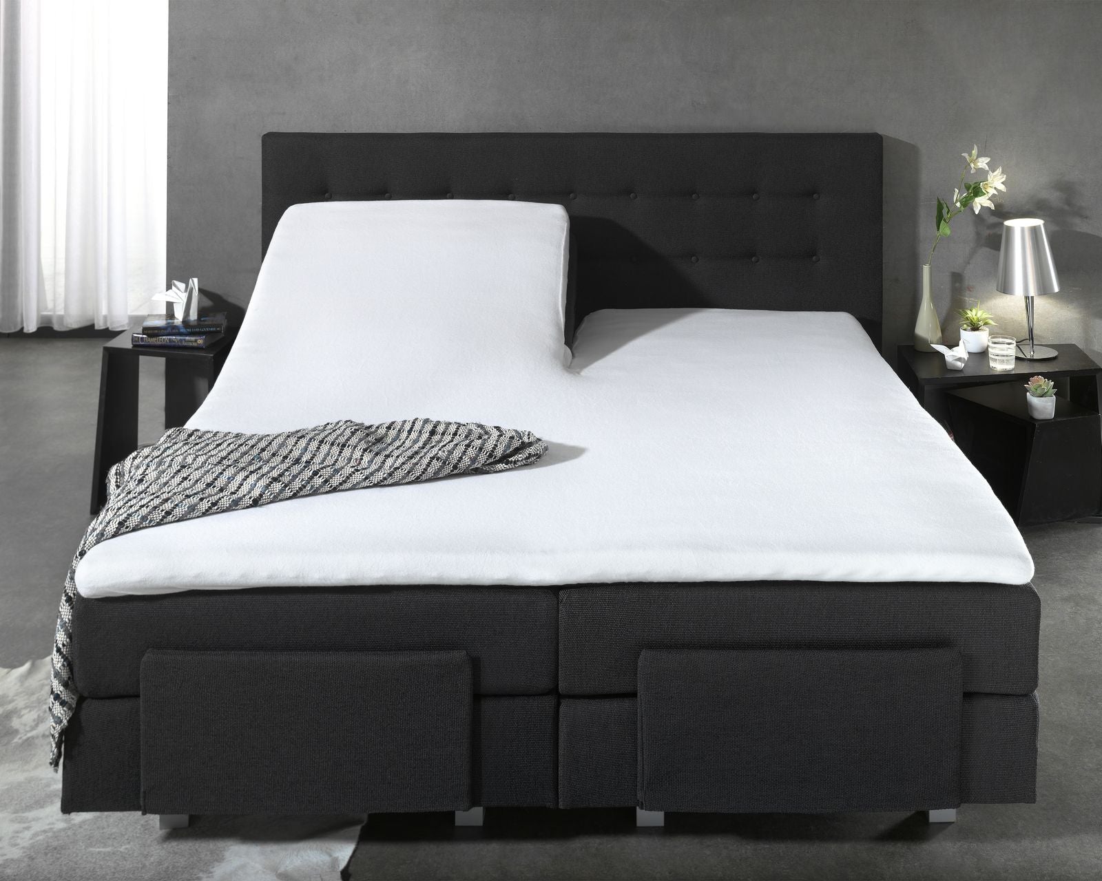 NordDream Molton splittopper aluslakana 200x200/220 puuvilla