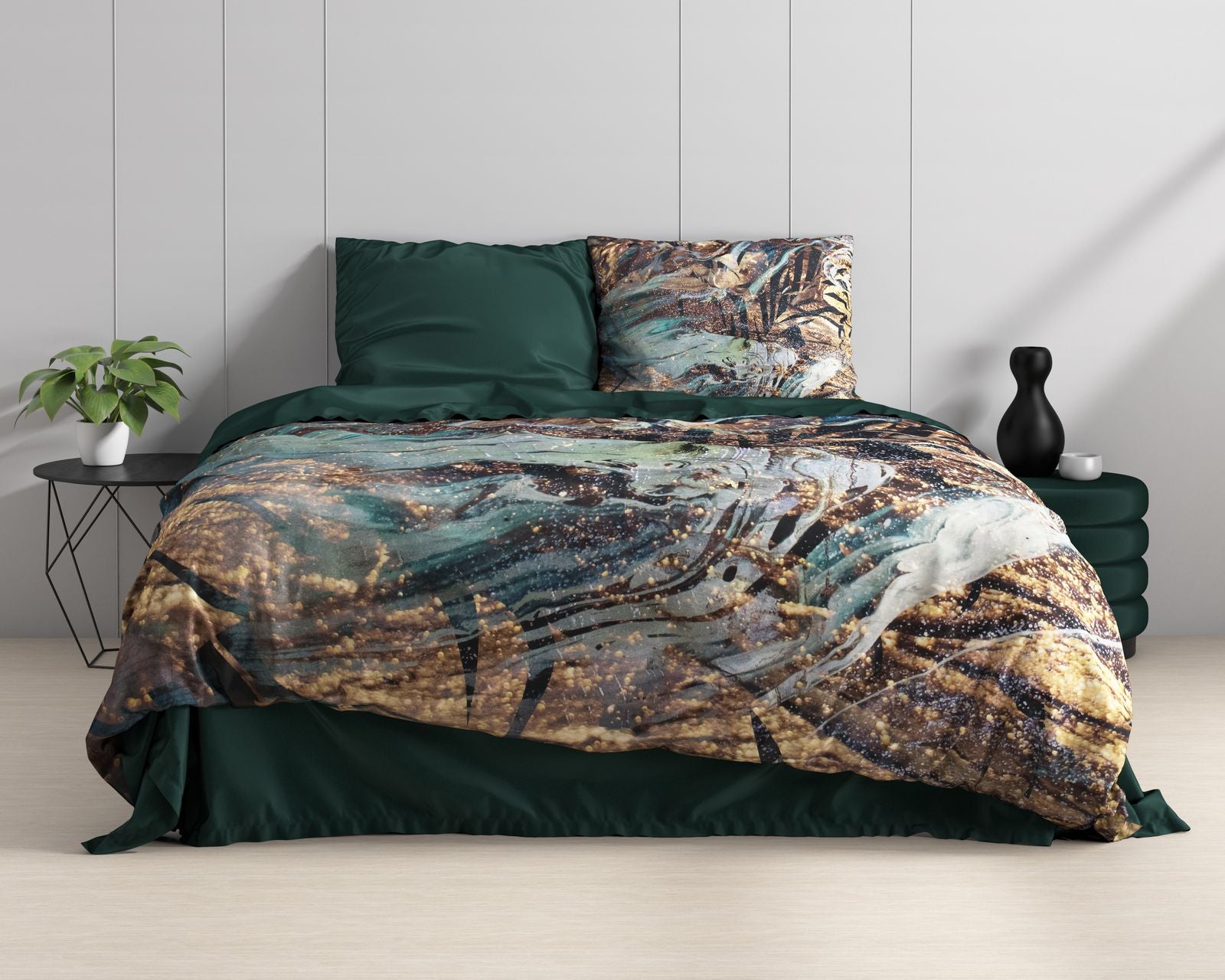 NordDream Wild Apollo pussilakana 240x200/220 taupe satiini