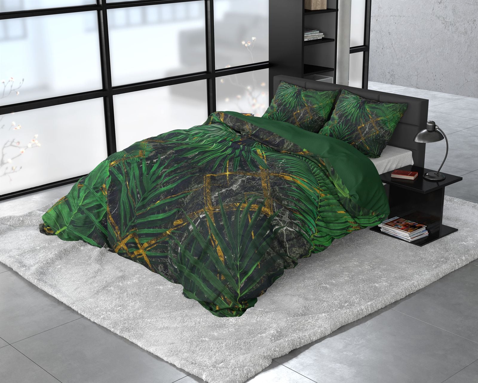 NordSleeps NordDream Avena pussilakana 240x220 vihreä satiini
