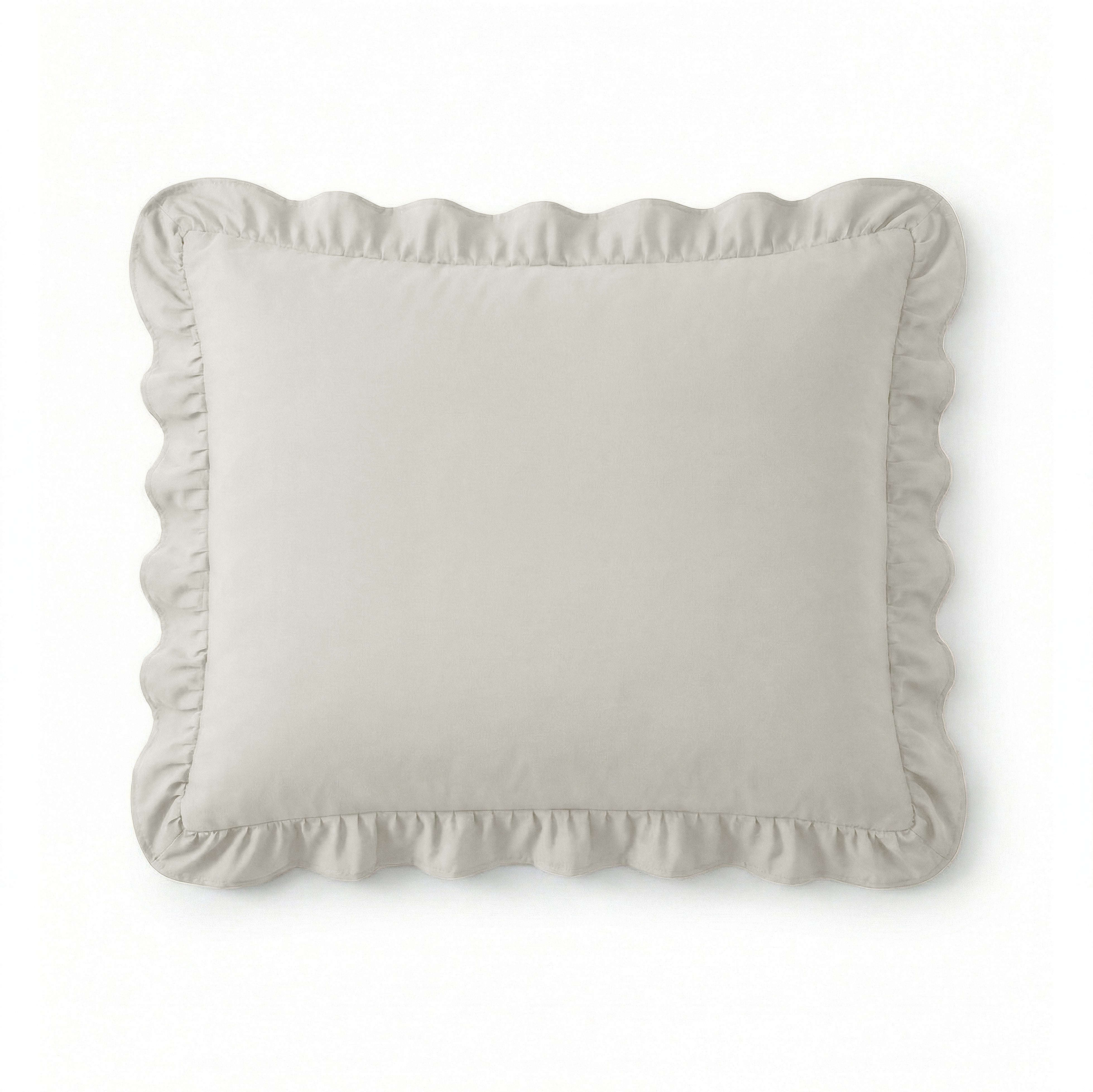 NordDream Lazy Ruffles tyynyliina 60x70 2-pack rikkivalkoinen