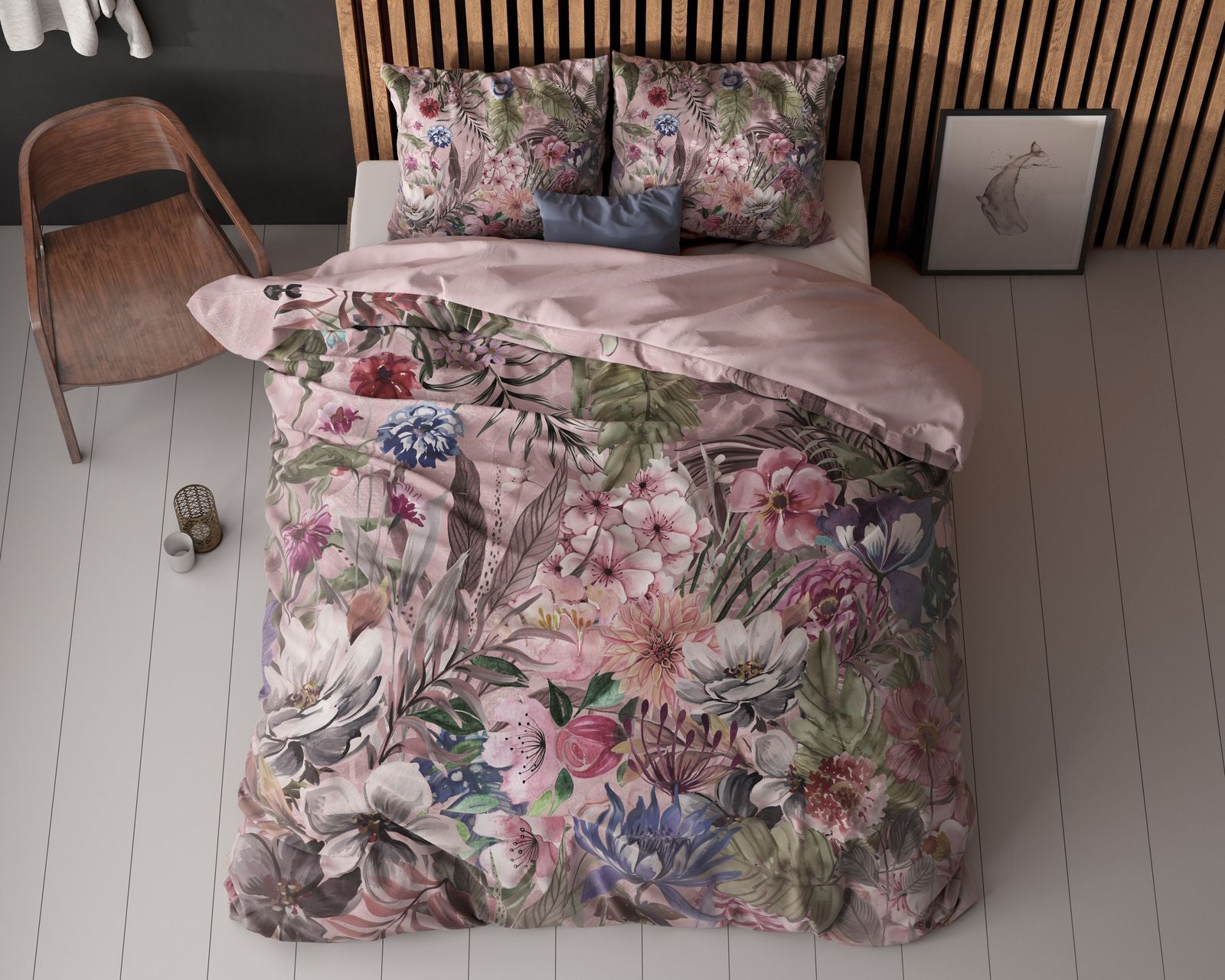 NordDream Essentials Tess pussilakana 200x220 roosa