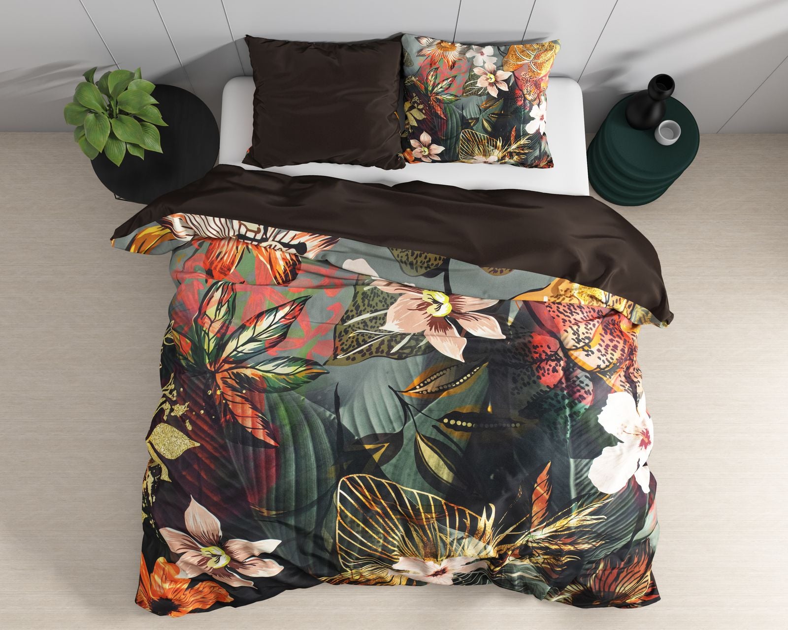 NordDream Wild Rose 2 pussilakanasetti multi 200x220 cm