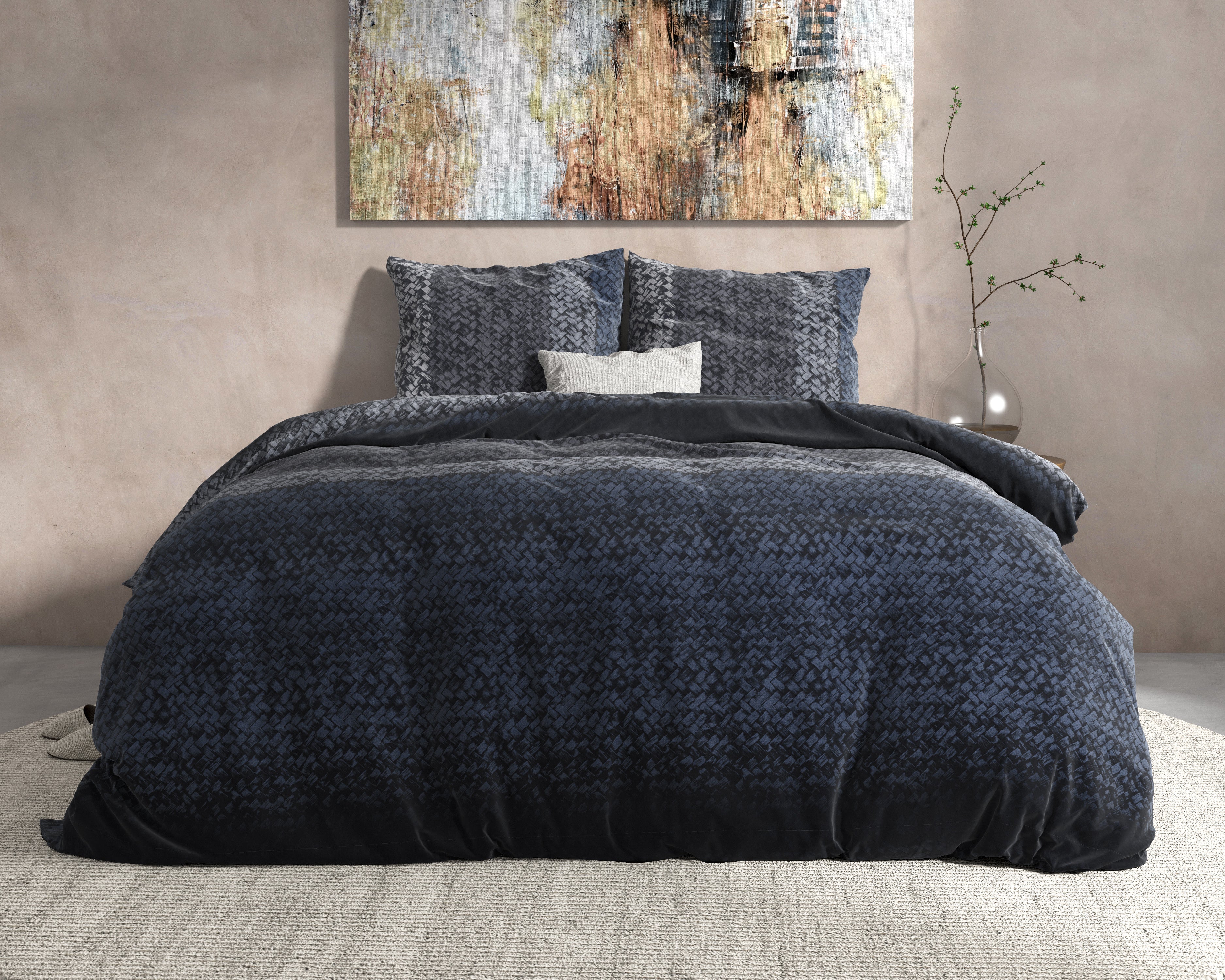 NordDream Flanel 200x220 pussilakana sininen gradient