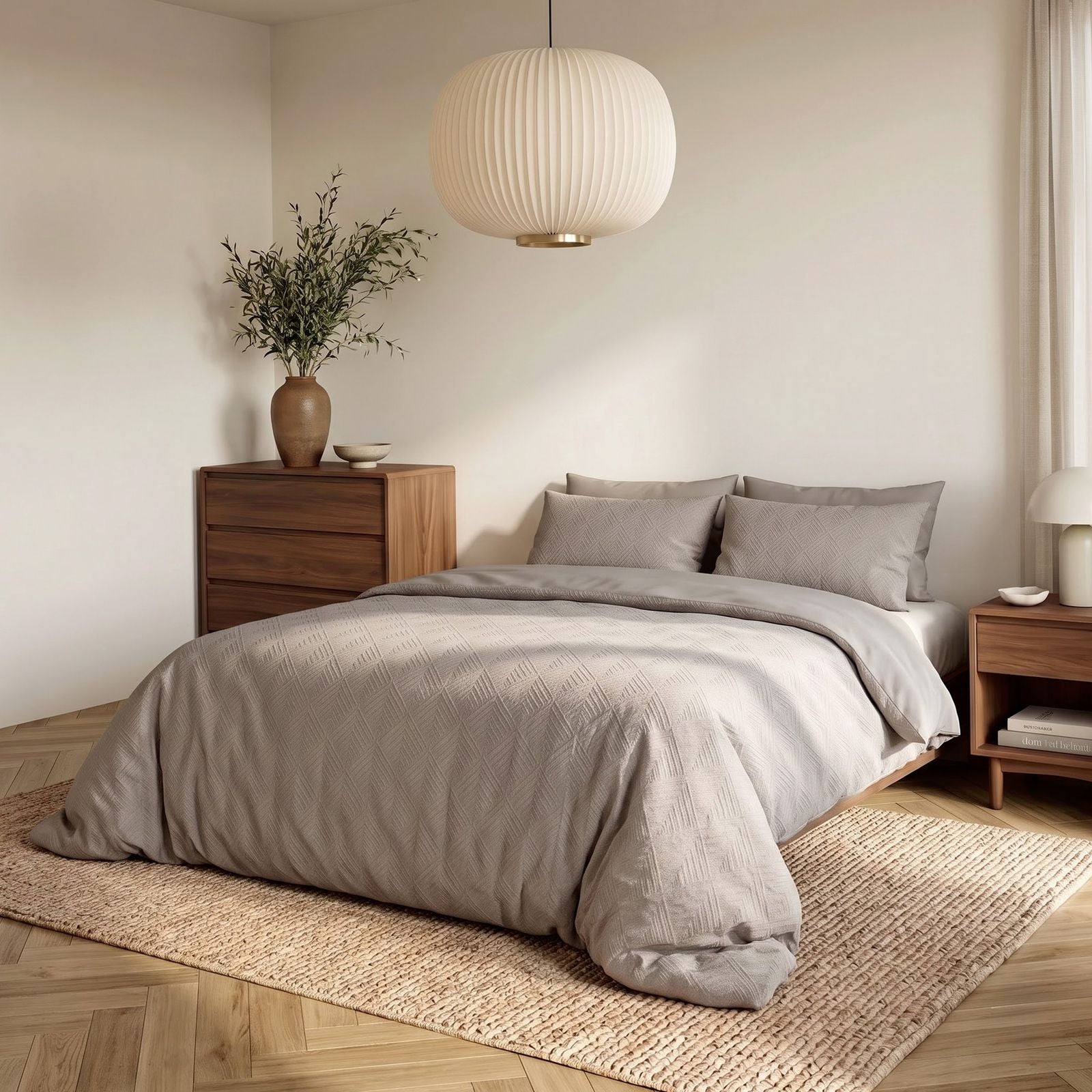 NordDream Embossed Modern Geo pussilakana 240x220