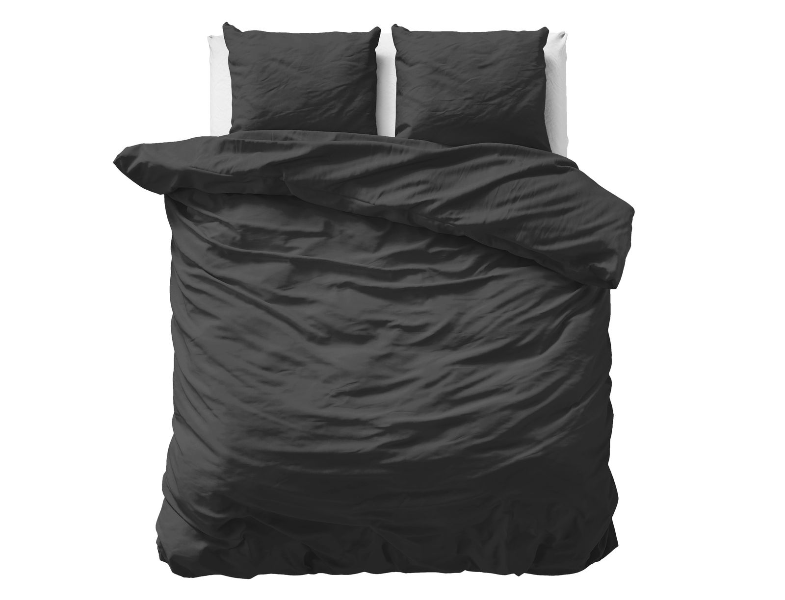 NordDream Satijn 200x200/220 pussilakana musta satiini