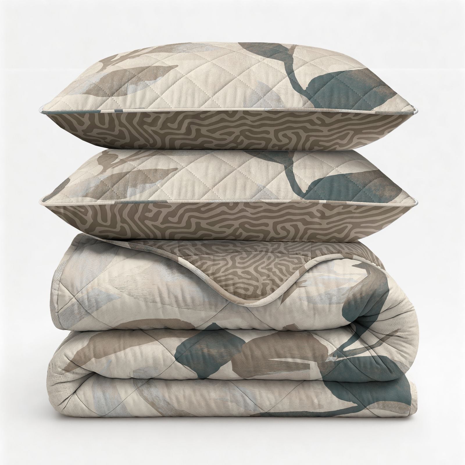 NordSleeps NordDream Solitude peitto 200x200 taupe pestävä