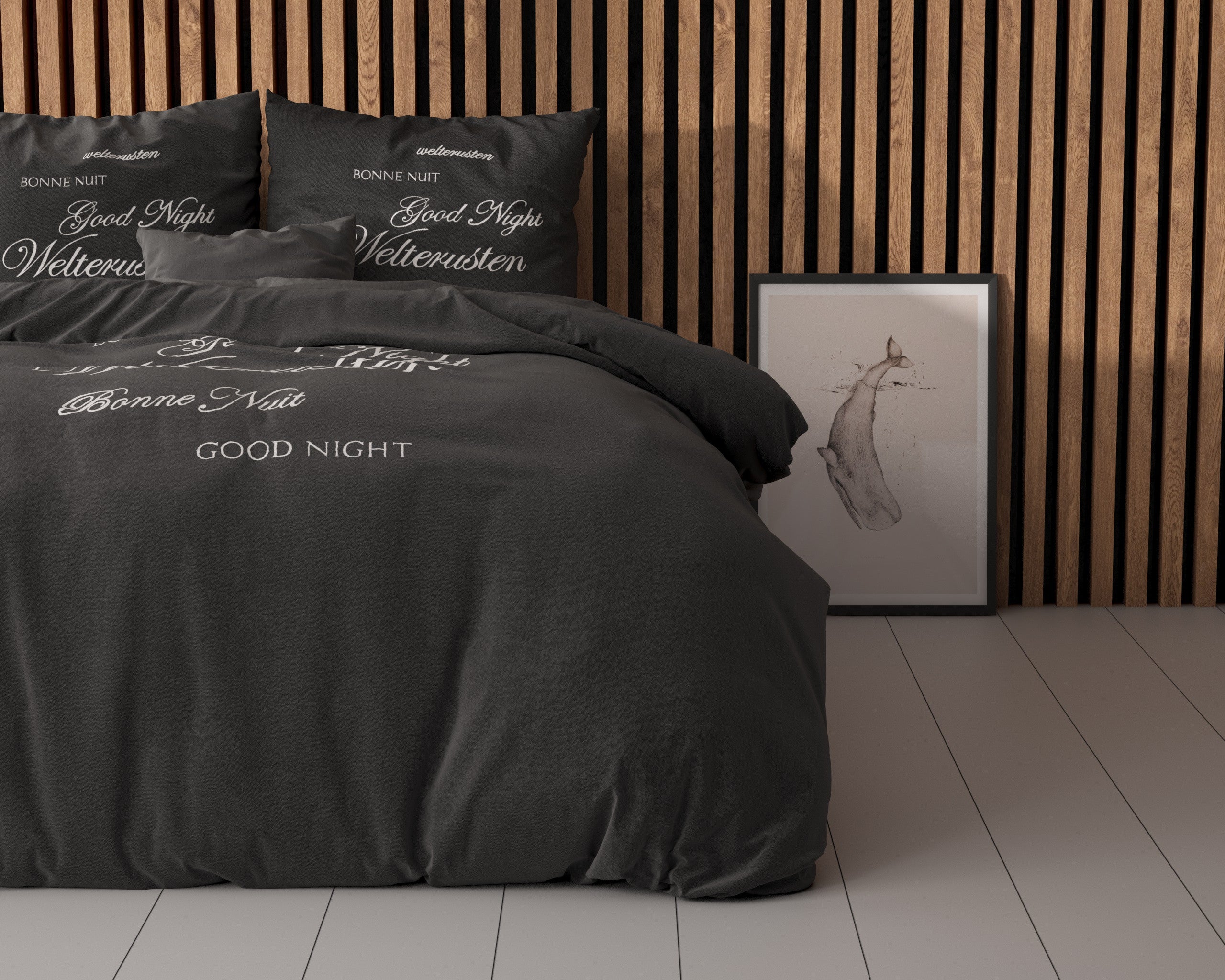 NordSleeps NordDream Essentials Welterusten pussilakana musta 200x200/220