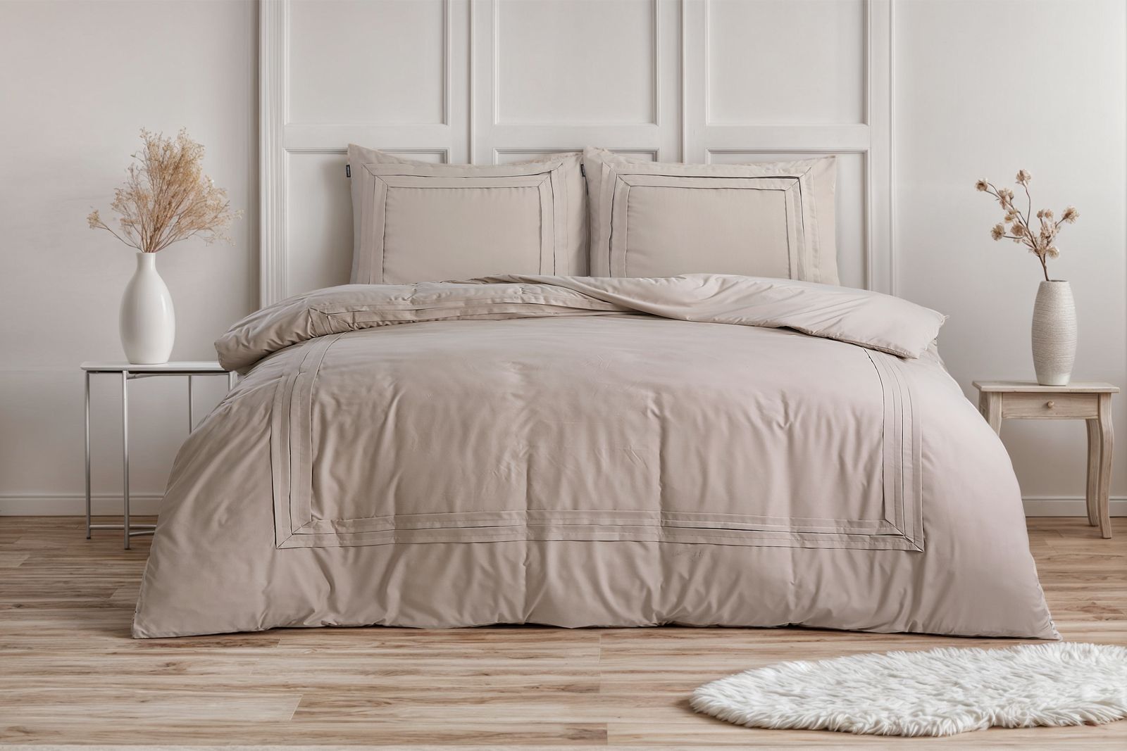 NordDream Fresh Tailored pussilakana taupe 105 gsm