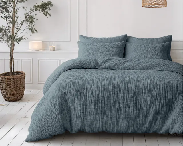NordDream Lazy musseliinipeitto Vihreä 140x200 pestävä