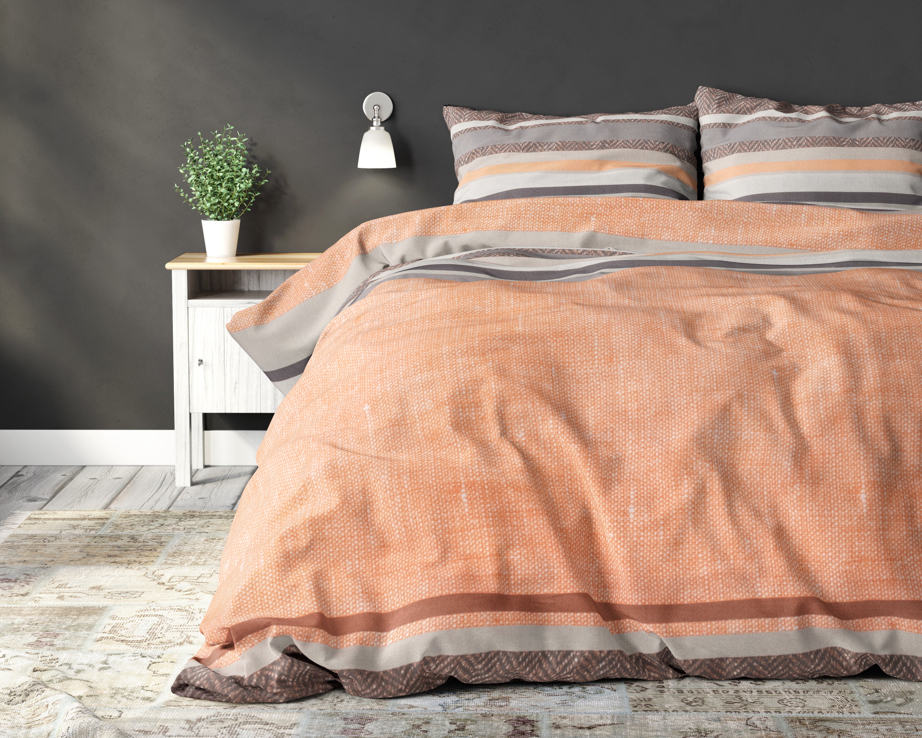 NordDream Elegance Sonta pussilakana 200x220 oranssi
