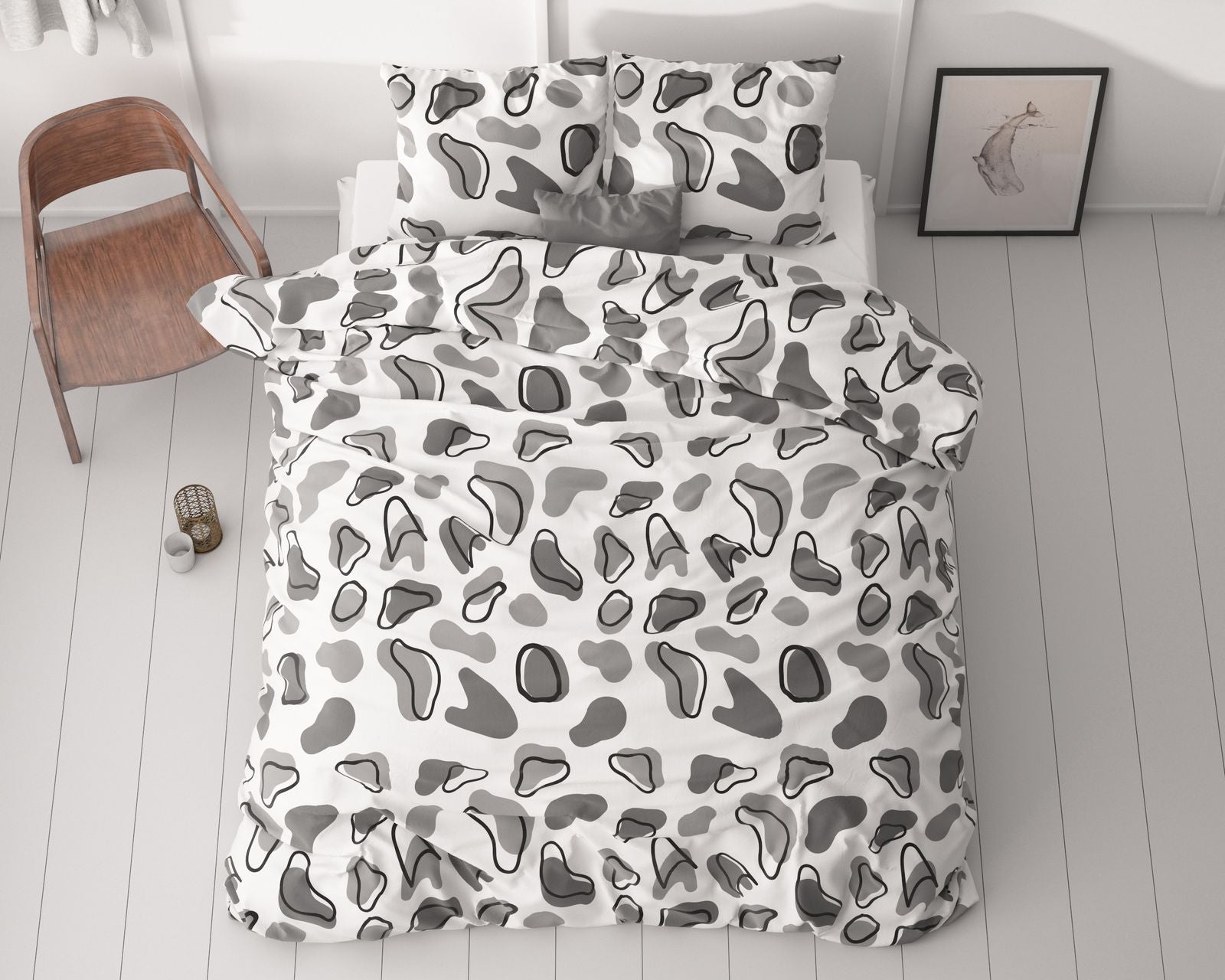 NordDream Lova pussilakana 140x200 valkoinen microkuitu