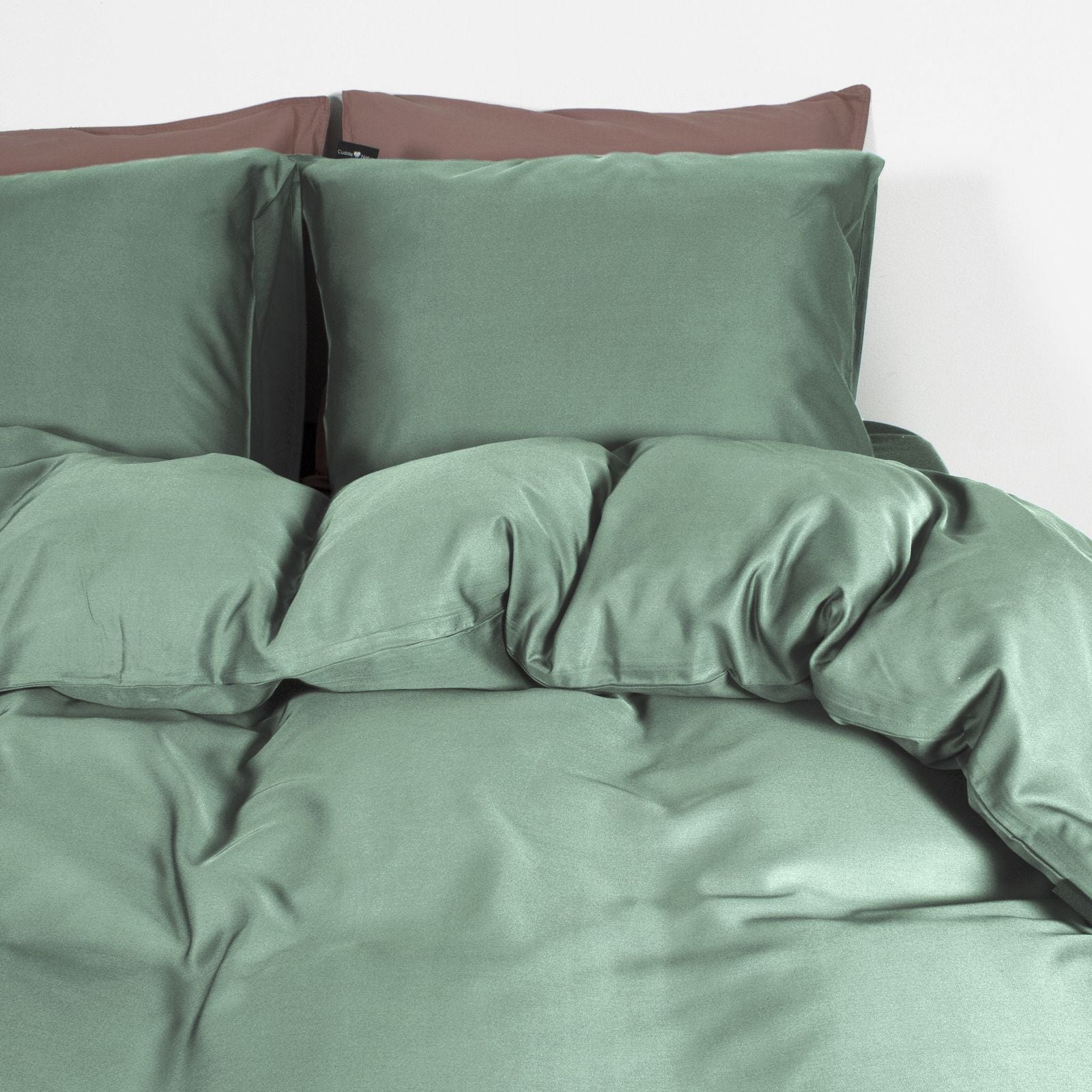 NordDream Bamboo bambu pussilakana 200x220 vihreä viilentävä