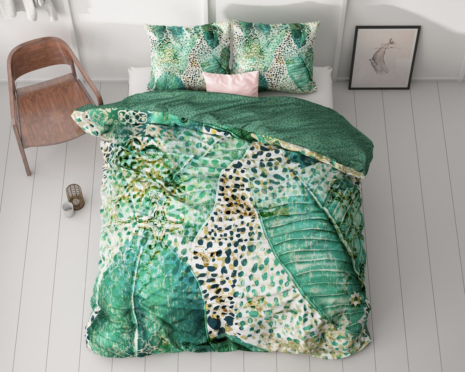 NordDream Morena pussilakana 240x200/220 vihreä satiini
