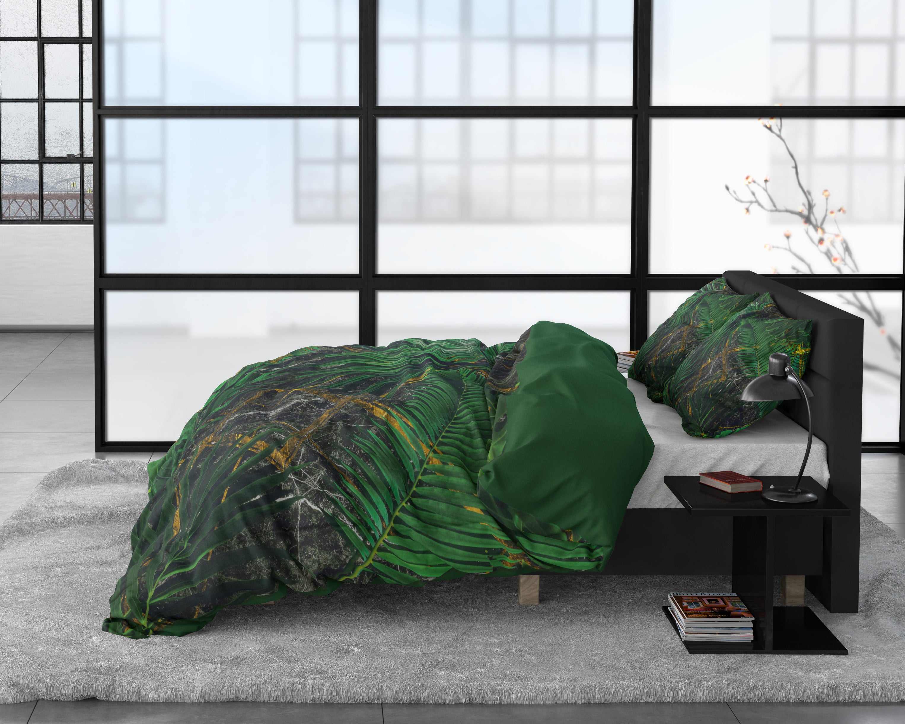 NordSleeps NordDream Avena pussilakana 240x220 vihreä satiini