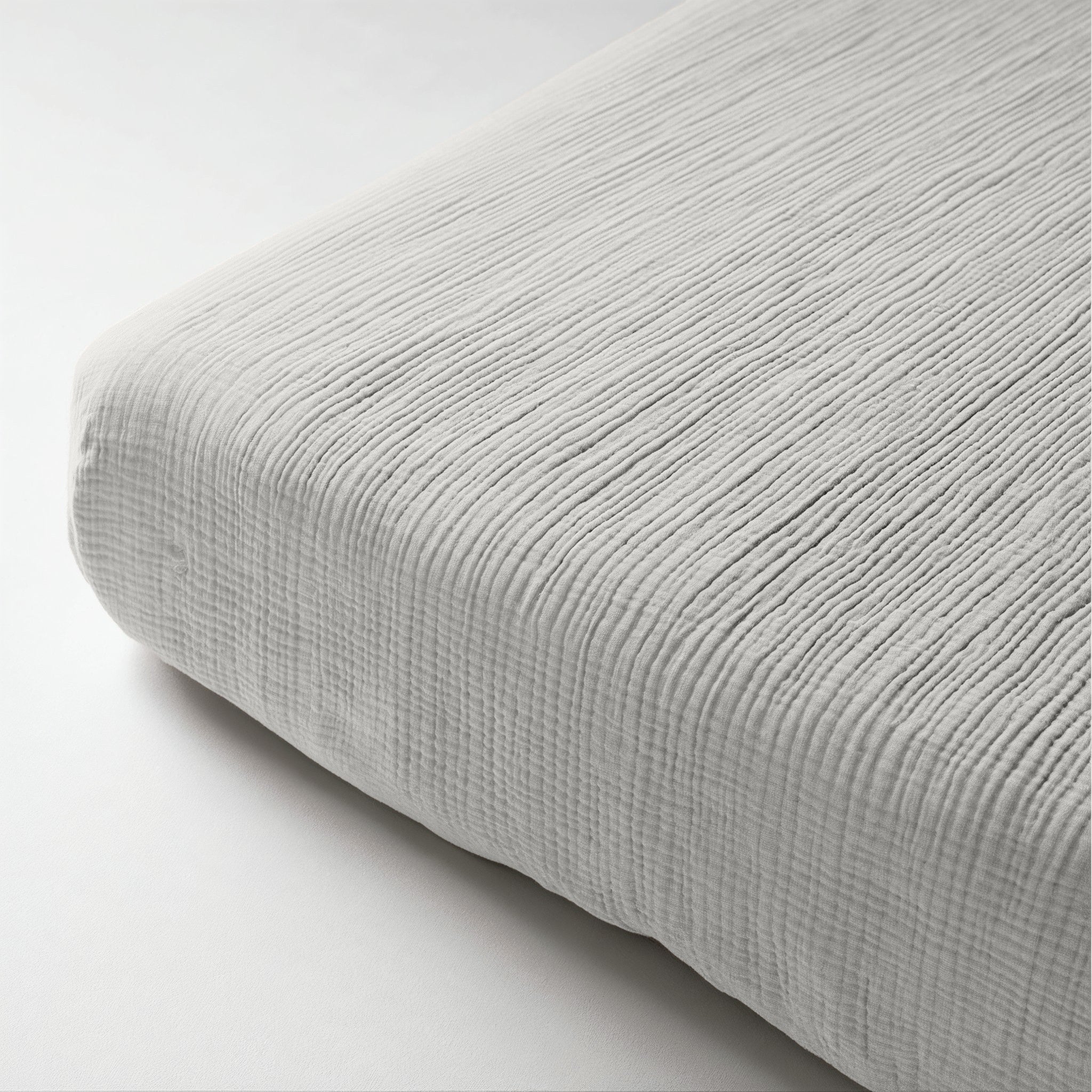 NordDream Mousseline aluslakana 90x200+30 cm kerma musliini