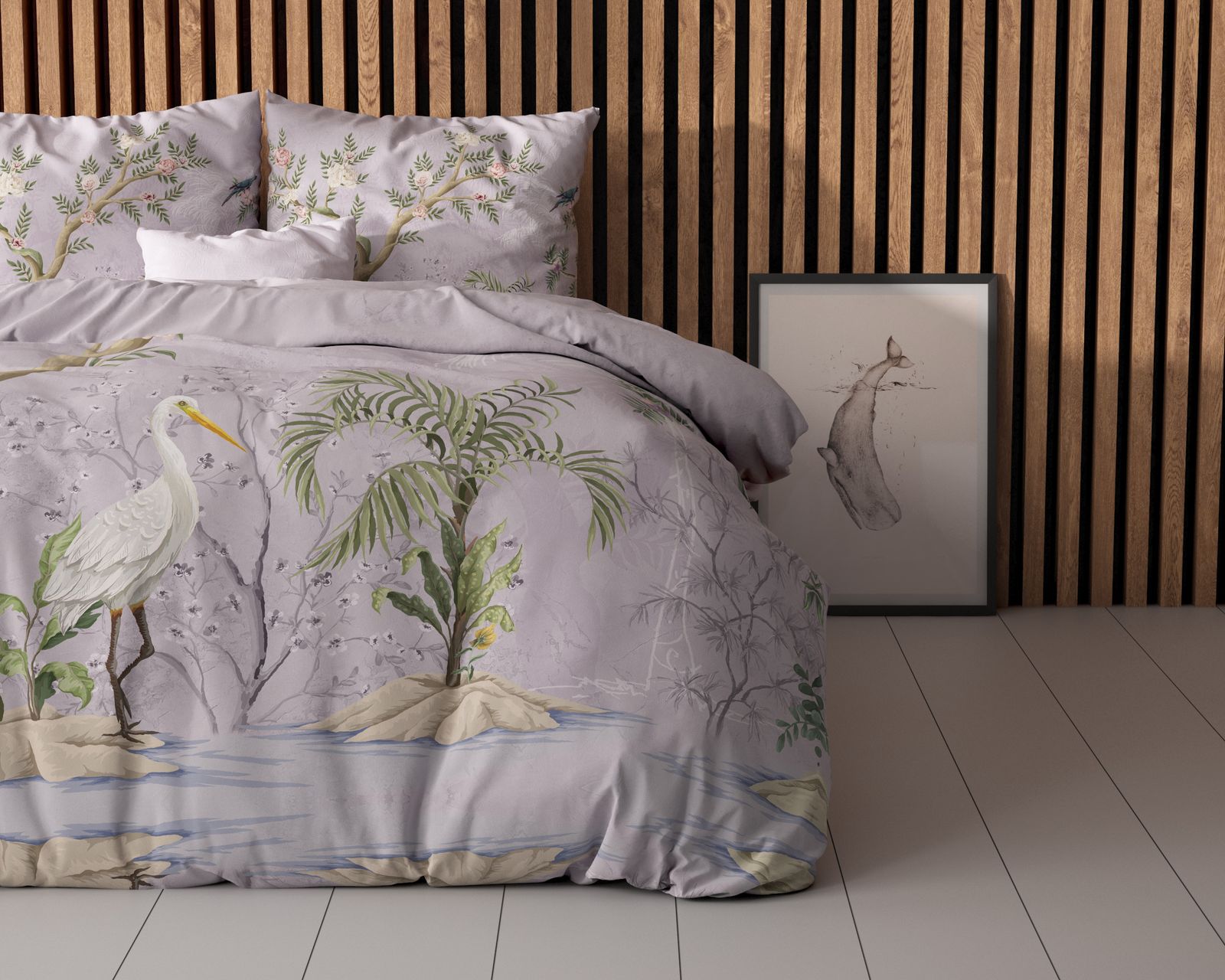 NordDream Essentials Lois pussilakana 200x220 violetti mikrokuitu