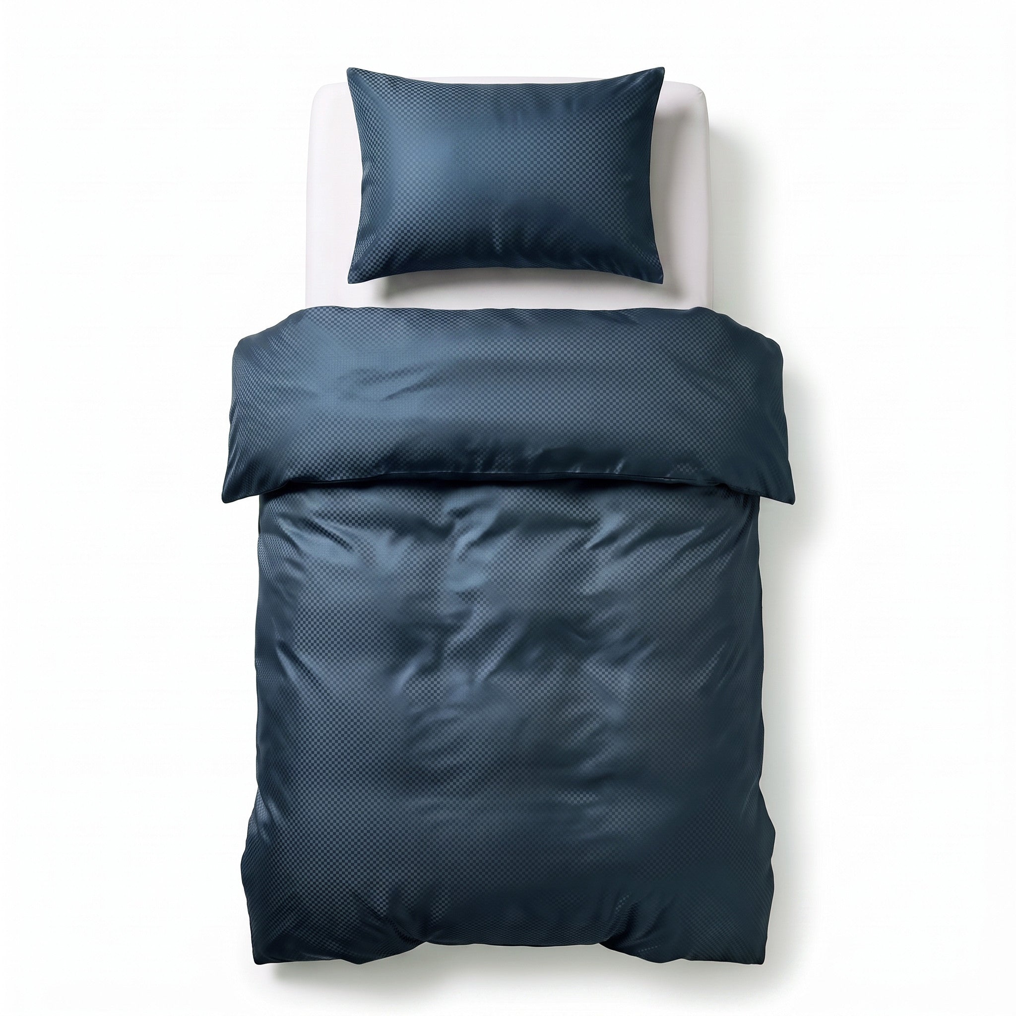 NordDream Hotel Satin Point Navy pussilakana 140x220 mikrokuitu