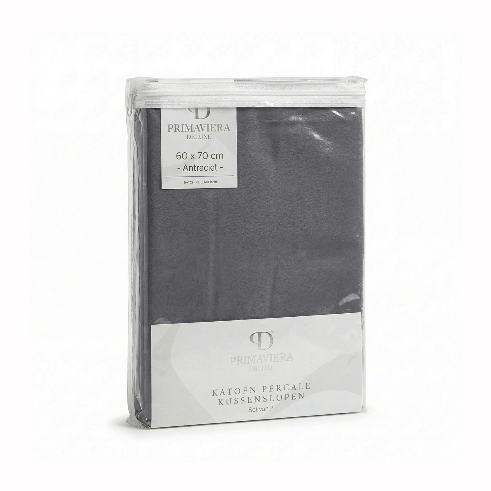 NordDream Lazy tyynyliina 2-pack antrasiitti 60x70 perkali