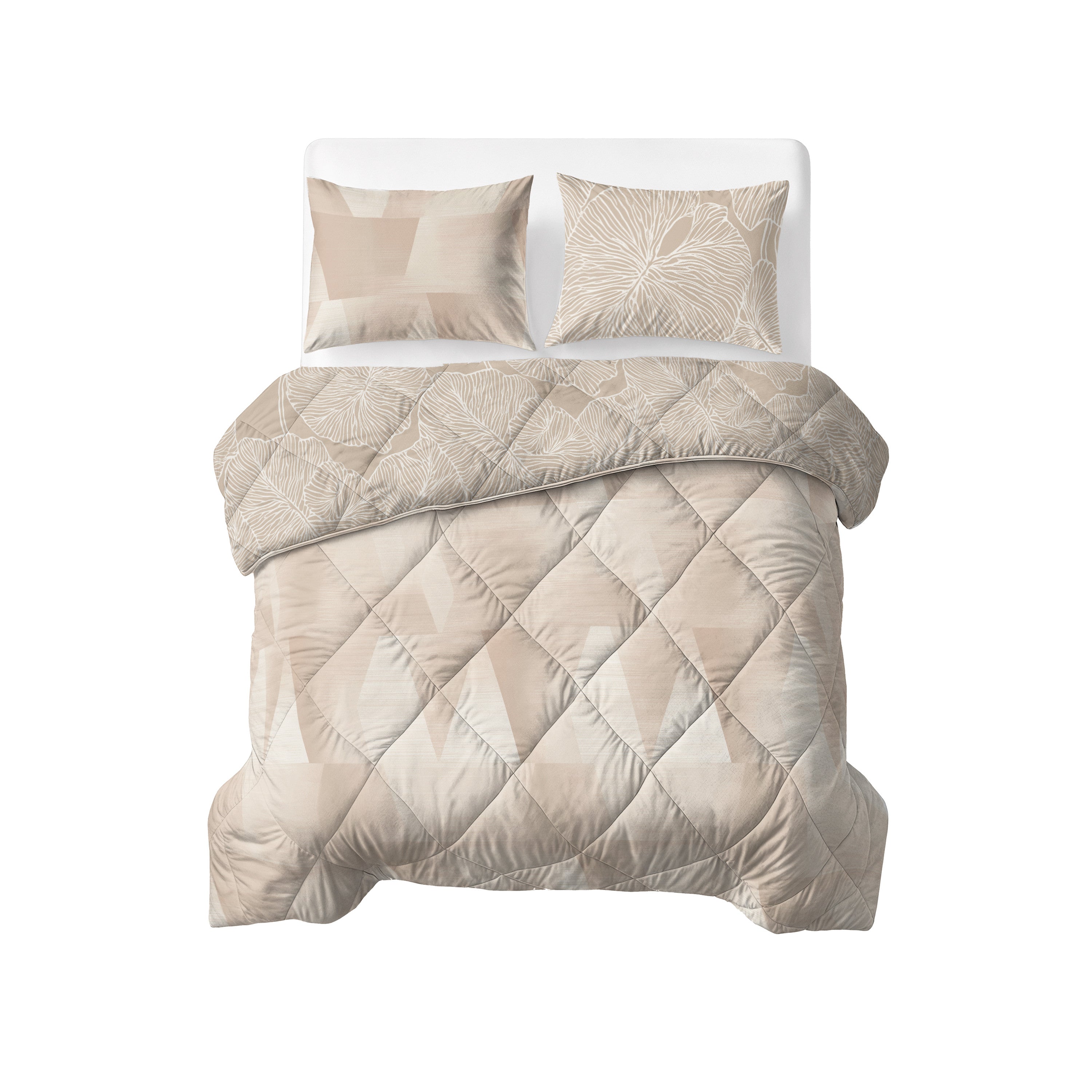 NordDream Lazy peitto 140x200 beige Triangles-kuvio