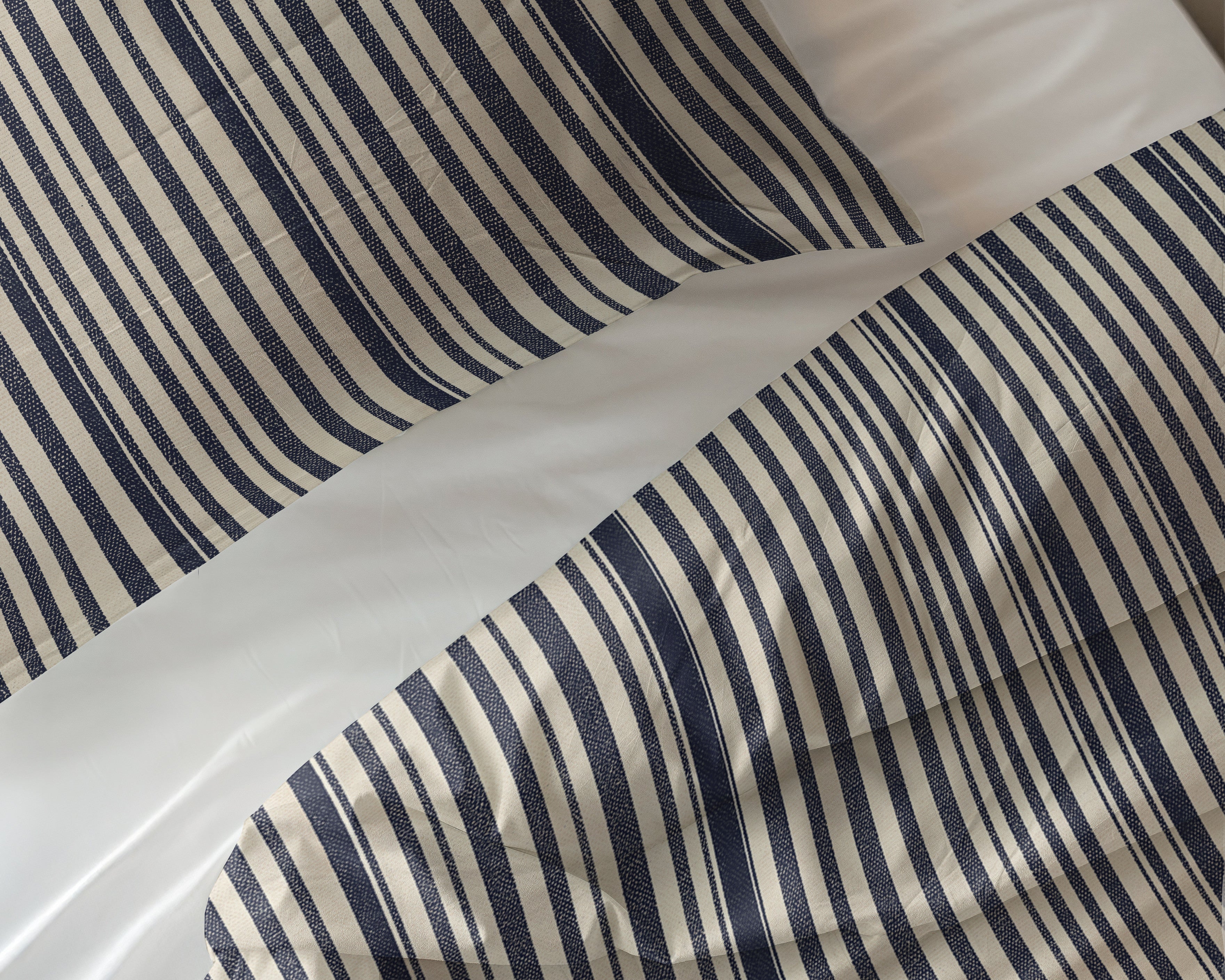 NordDream Blue Regatta pussilakana 240x200/220 sininen puuvilla