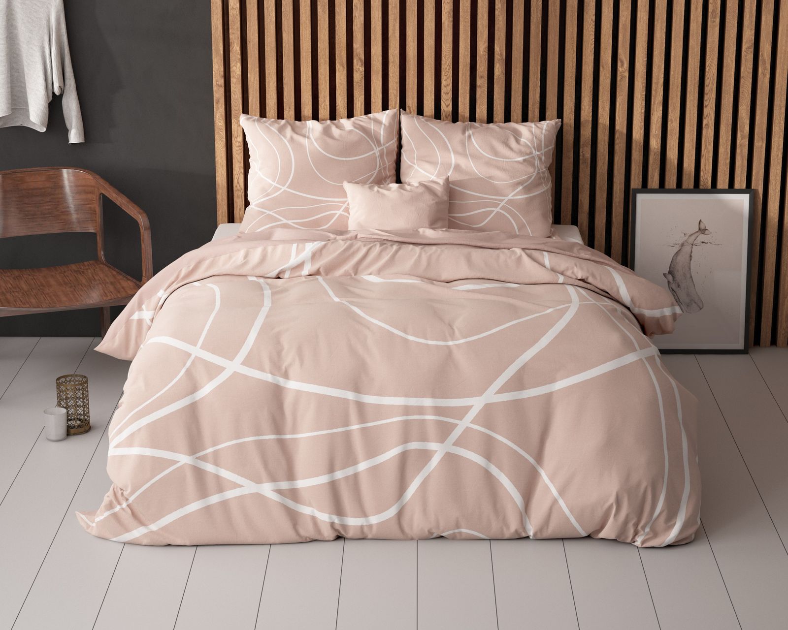 NordDream Essentials Mahila pussilakana 140x200/220 roosa