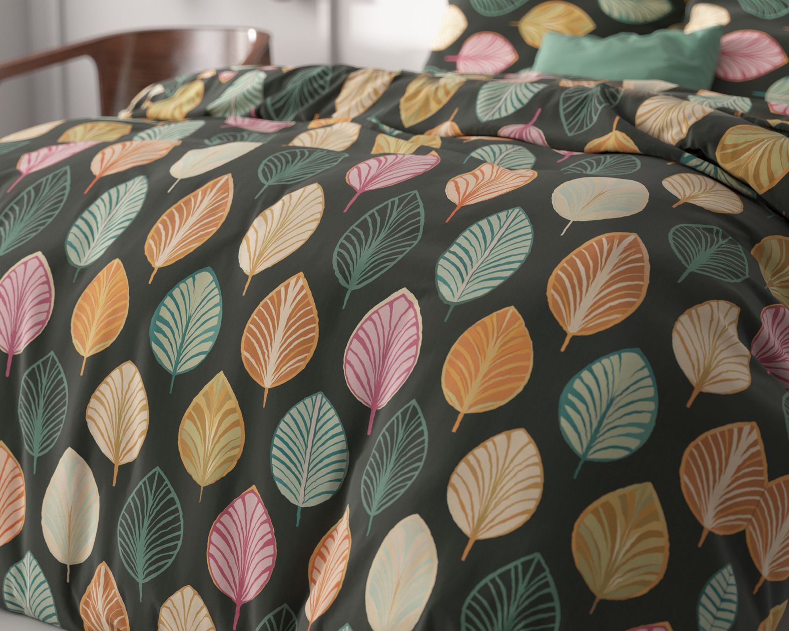 NordDream Classy Oscar pussilakana multi 200x220 cm kuvioitu