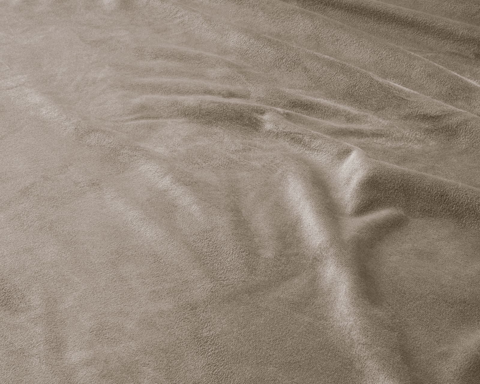 NordDream Velvet aluslakana 90x200 taupe sametti