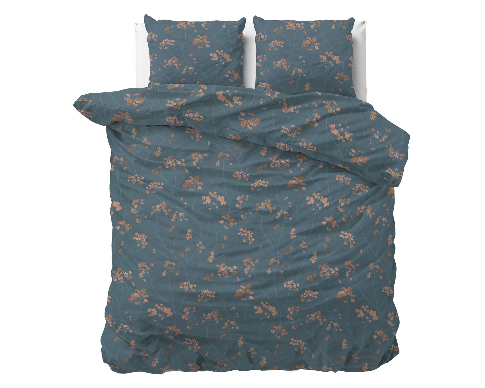 NordDream Classy Gia pussilakana 240x220 sininen mikrokuid