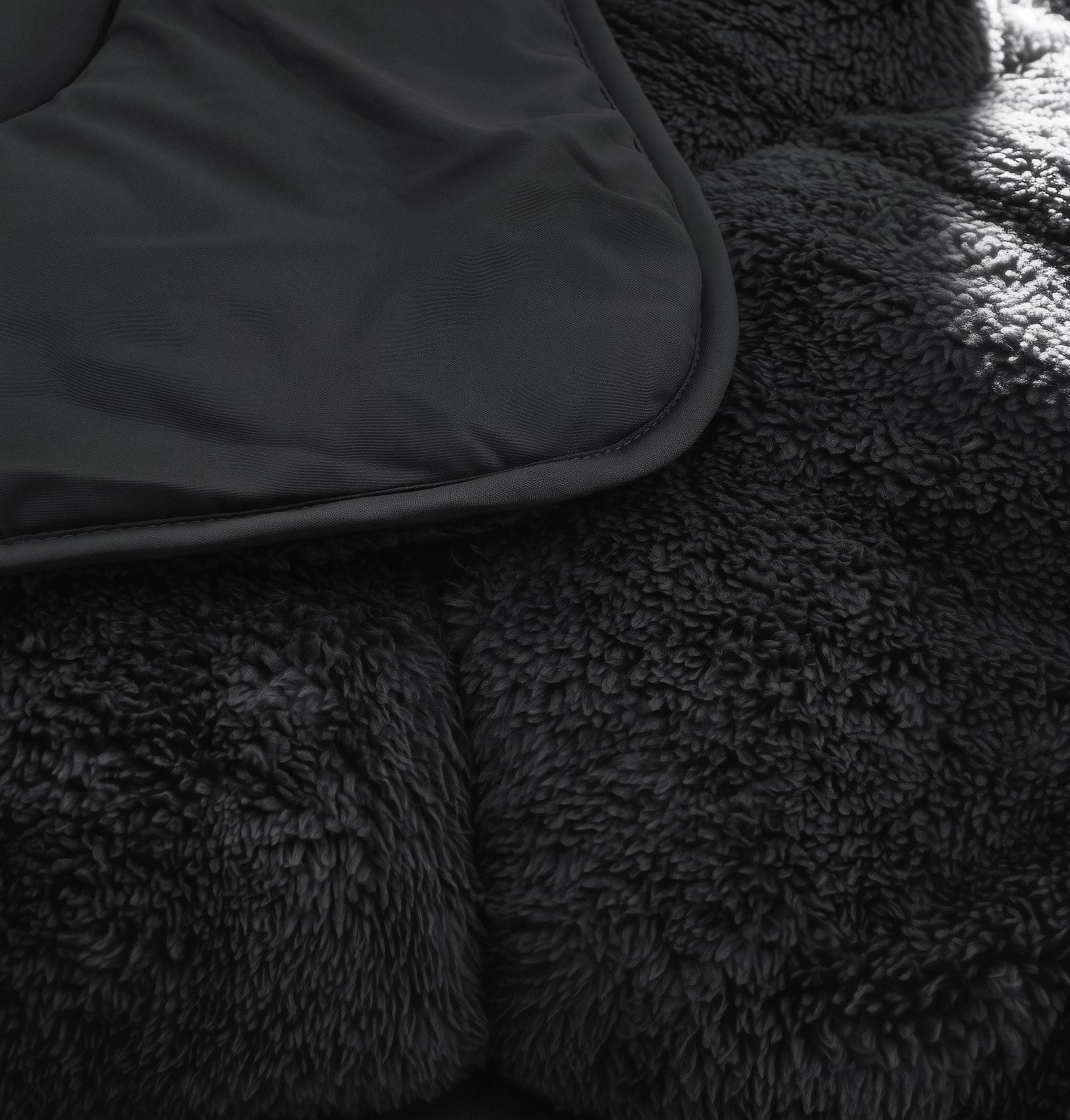 NordDream Lazy teddy peitto musta 200x200 cm lämpöluokka 3