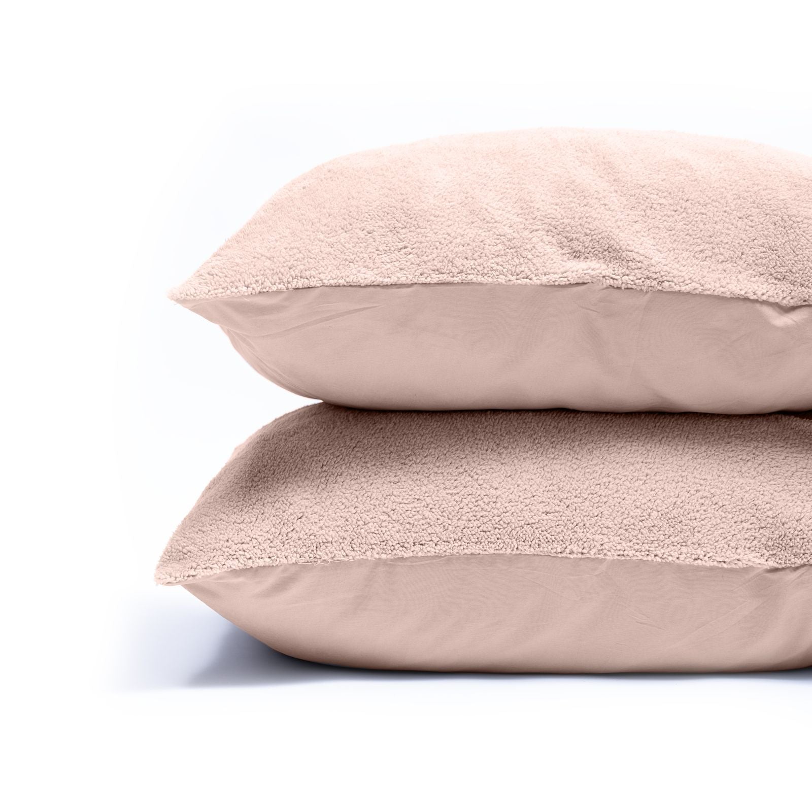 NordDream Teddy tyynyliina 60x70 roosa 2-pack lämmin